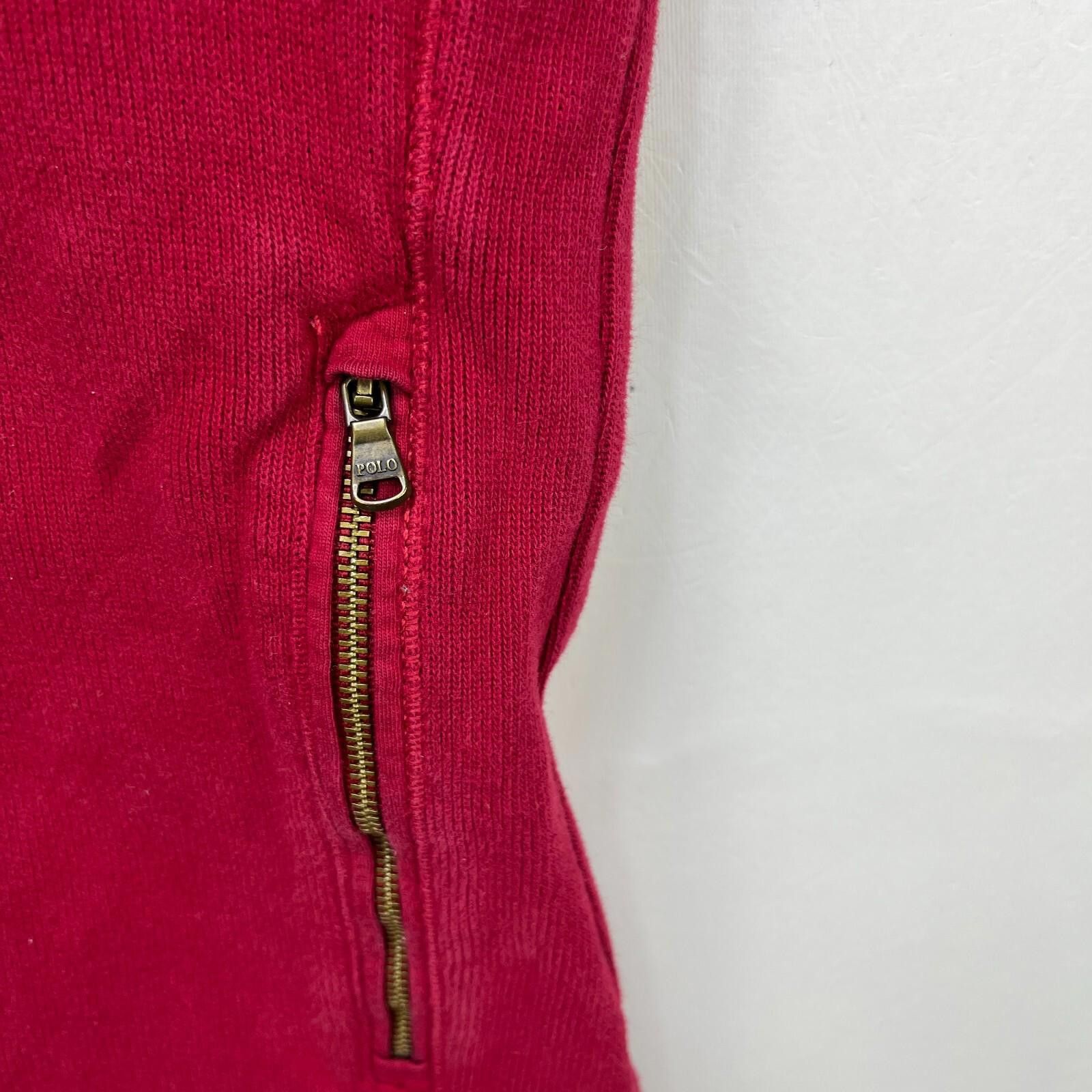 Polo Ralph Lauren Vintage Polo Ralph Lauren Pony Vest Size Medium Red Sweater Size US M / EU 48-50 / 2 - 4 Thumbnail