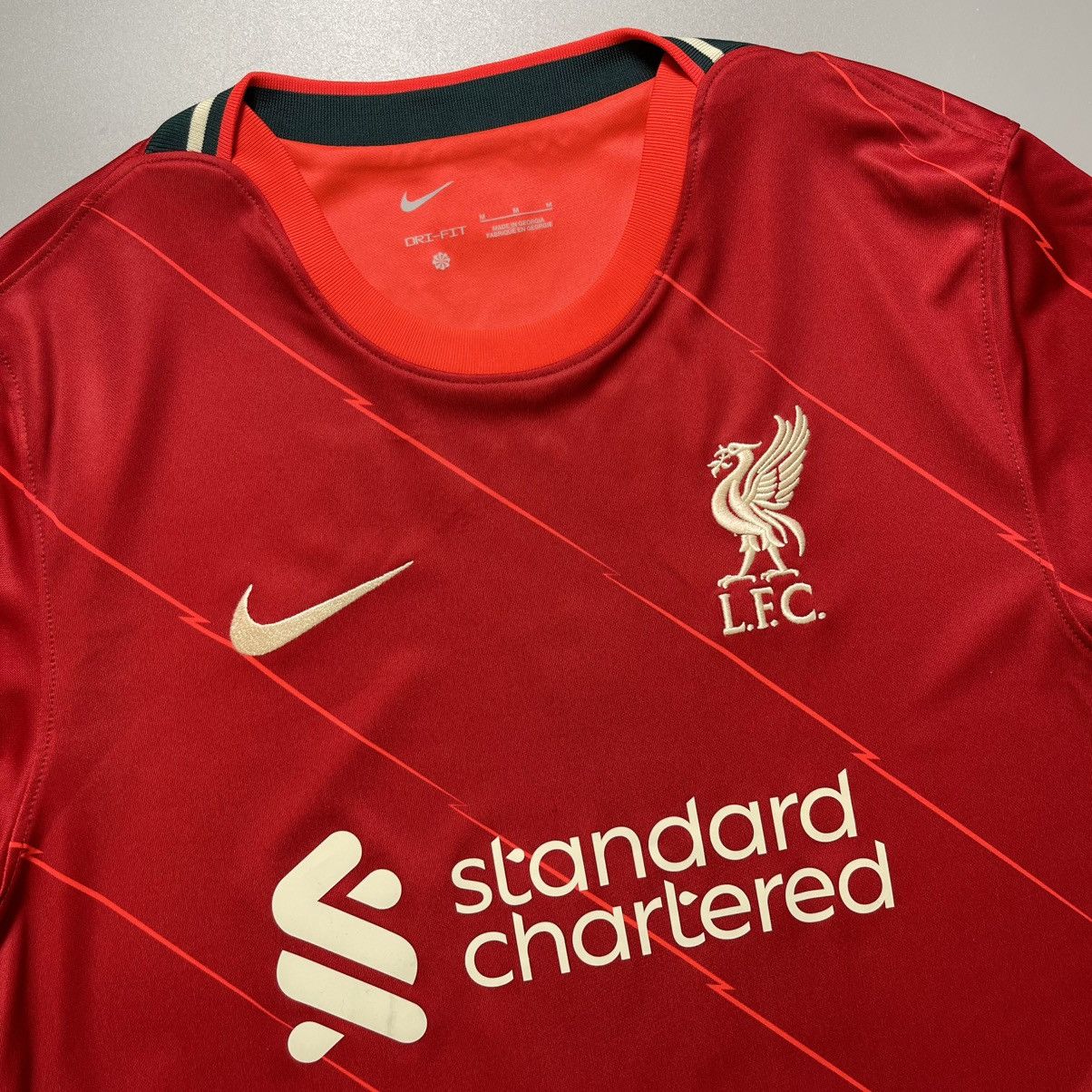 Nike × Vintage LIVERPOOL NIKE 2021/2022 FOOTBALL HOME JERSEY #4 VIRGIL Size US M / EU 48-50 / 2 - 4 Thumbnail