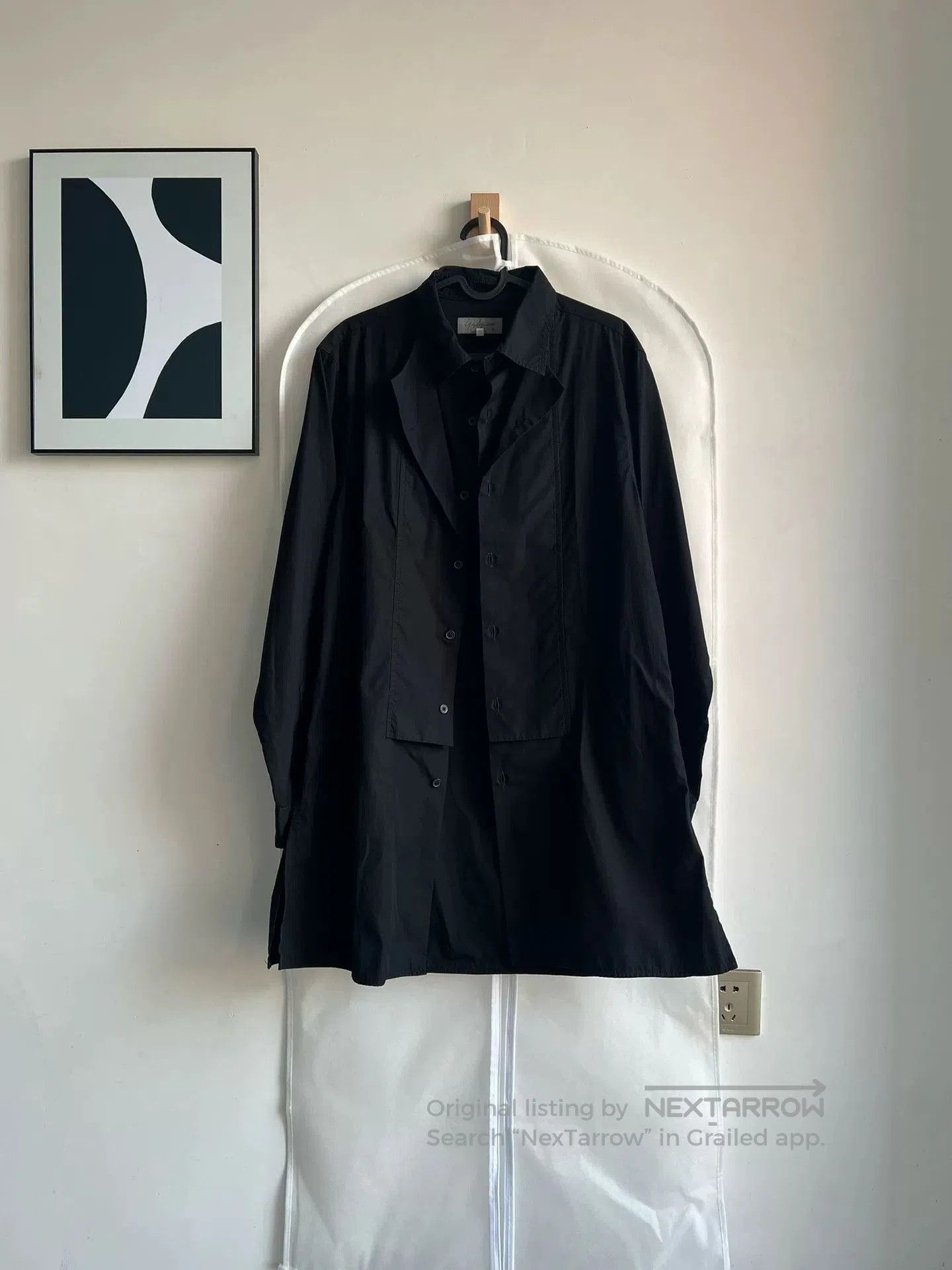 Yohji Yamamoto Yohji Yamamoto Black Button. Size US L / EU 52-54 / 3 - 3 Thumbnail