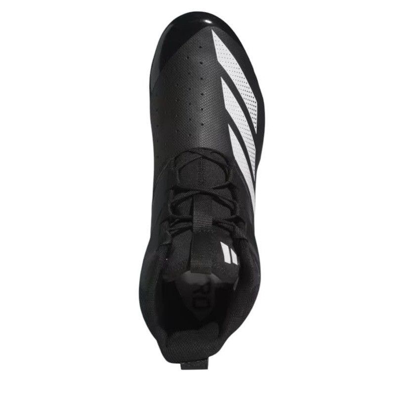 Adidas Adizero Chaos Football Linemen Cleats Core Black/White Shoes Size US 12 / EU 45 - 8 Thumbnail