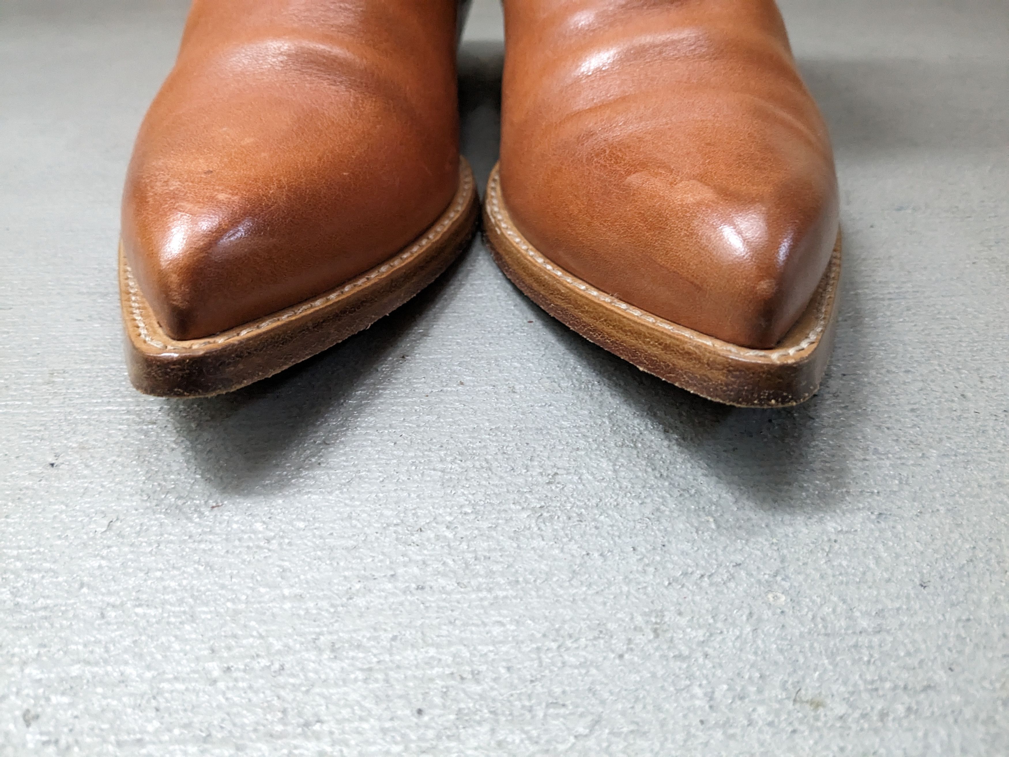 Maison Margiela Maison Margiela Side Zip Boots Brown 10 43 Leather Tan Size US 10 / EU 43 - 2 Thumbnail
