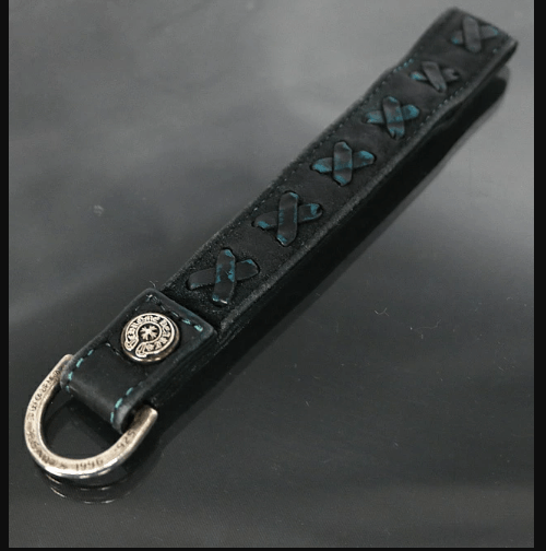 Chrome Hearts CHROME HEARTS Belt Loop D-ring Strap Star Black One Size Size ONE SIZE - 1 Thumbnail