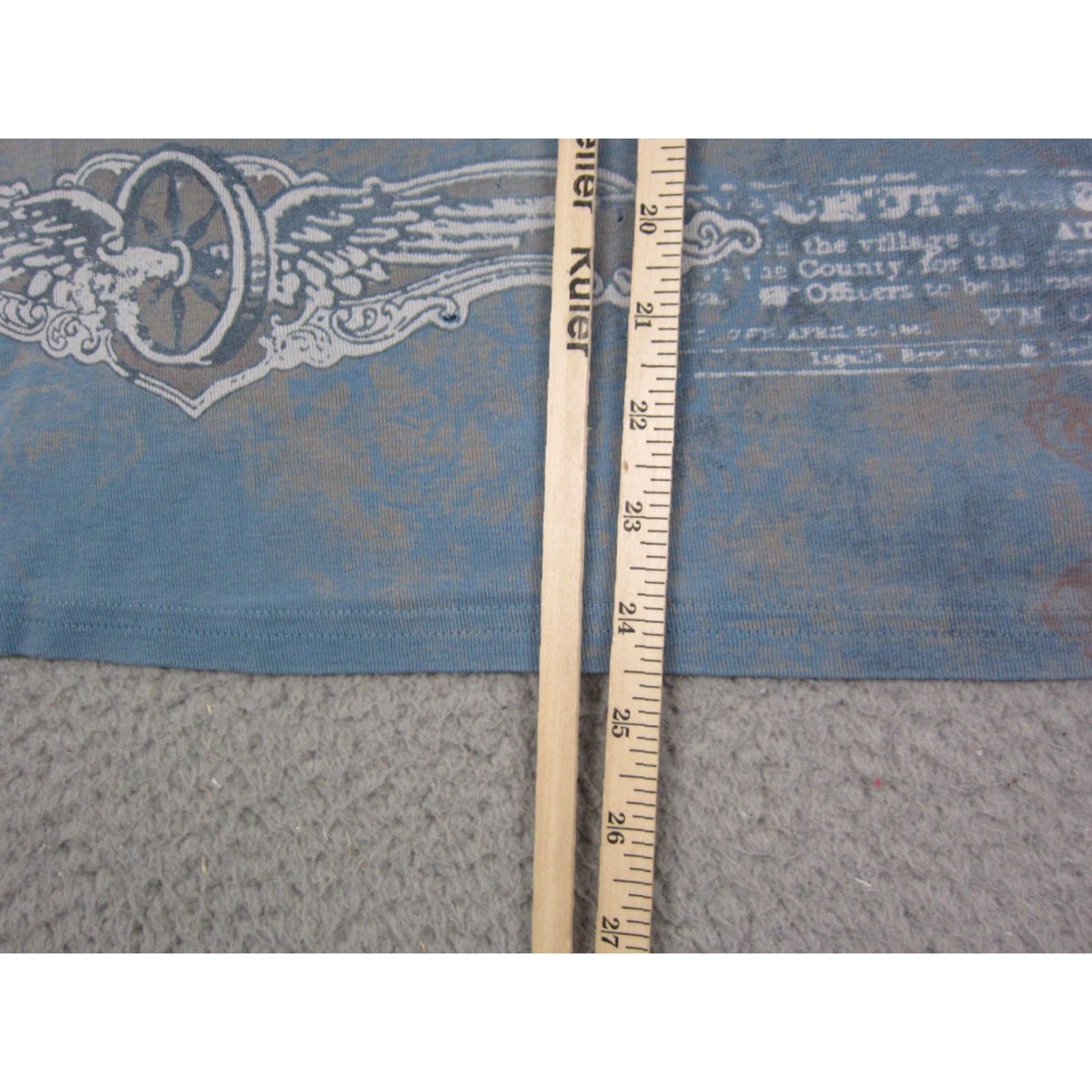 Vintage VINTAGE Christopher & Banks Shirt Womens 1X Plus Blue AOP Made in USA Y2K Shirt Womens Plus 1X Blue Cotton Embroidered Casual Outdoor 90s Womens Size XL / US 12-14 / IT 48-50 - 7 Thumbnail