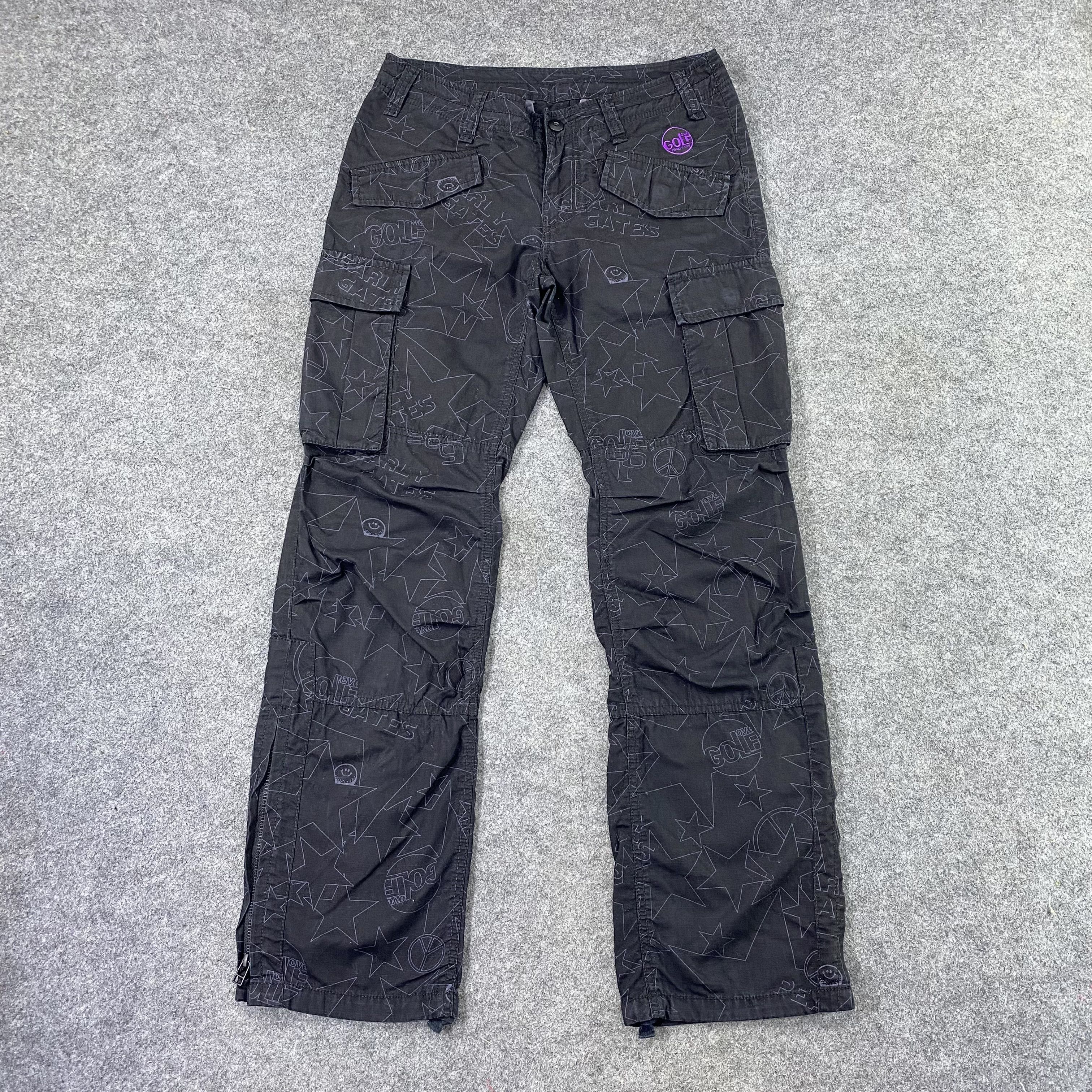 Designer × Japanese Brand Vintage Pearly Gates Full Print Cargo Pants - C015 Size US 30 / EU 46 - 1 Thumbnail