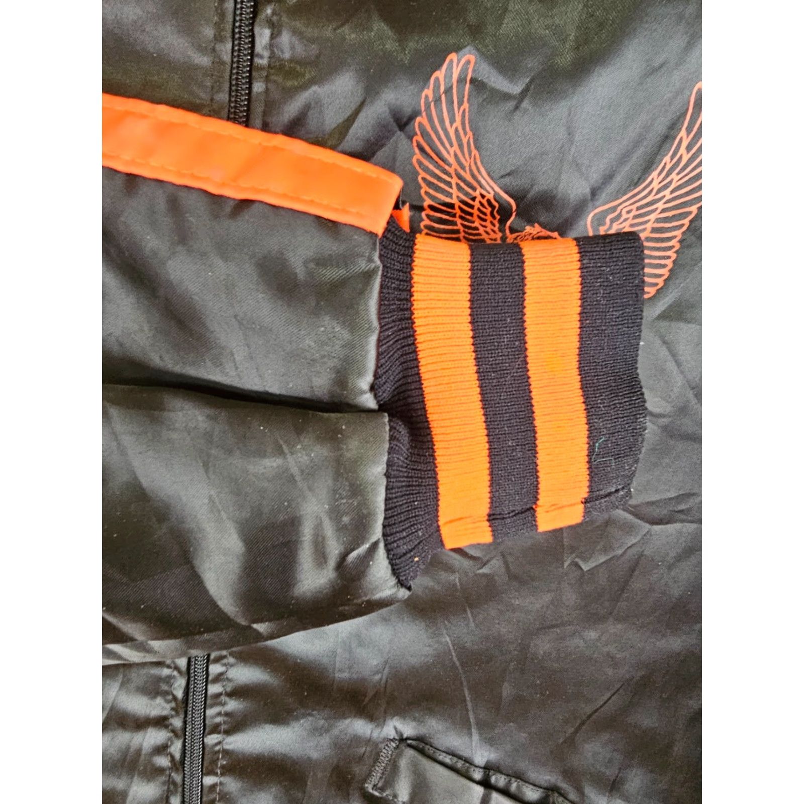 Harley Davidson VINTAGE Harley-Davidson MOTORCYLE BLACK NYLON JACKET SZ SMALL M Made in USA Mens Bomber Jacket Size US S / EU 44-46 / 1 - 4 Thumbnail