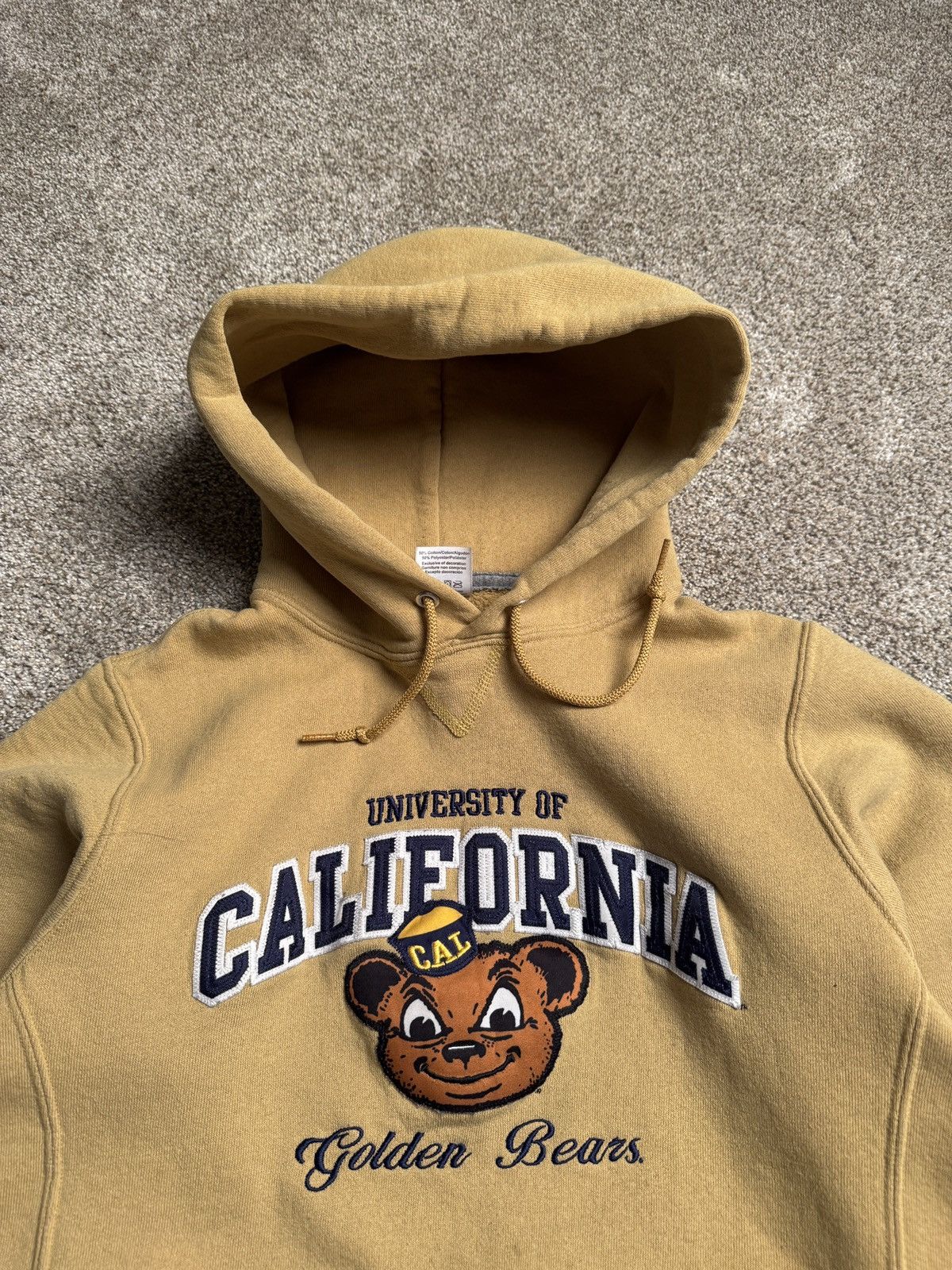 Russell Athletic RUSSELL ATHLETIC PALE YELLOW PULLOVER HOODIE Size US S / EU 44-46 / 1 - 2 Thumbnail