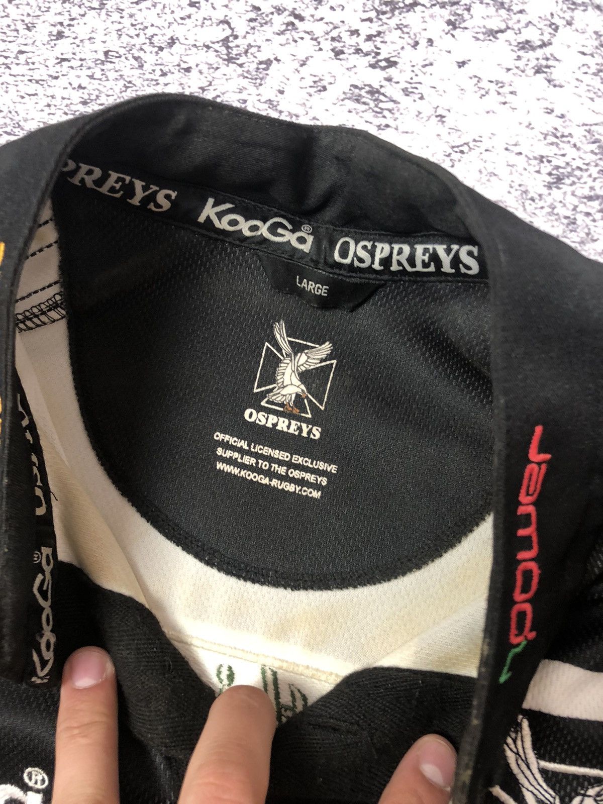 Other Men’s vintage jersey Rugby Ospreys size L y2k casual ykk Size US L / EU 52-54 / 3 - 7 Thumbnail