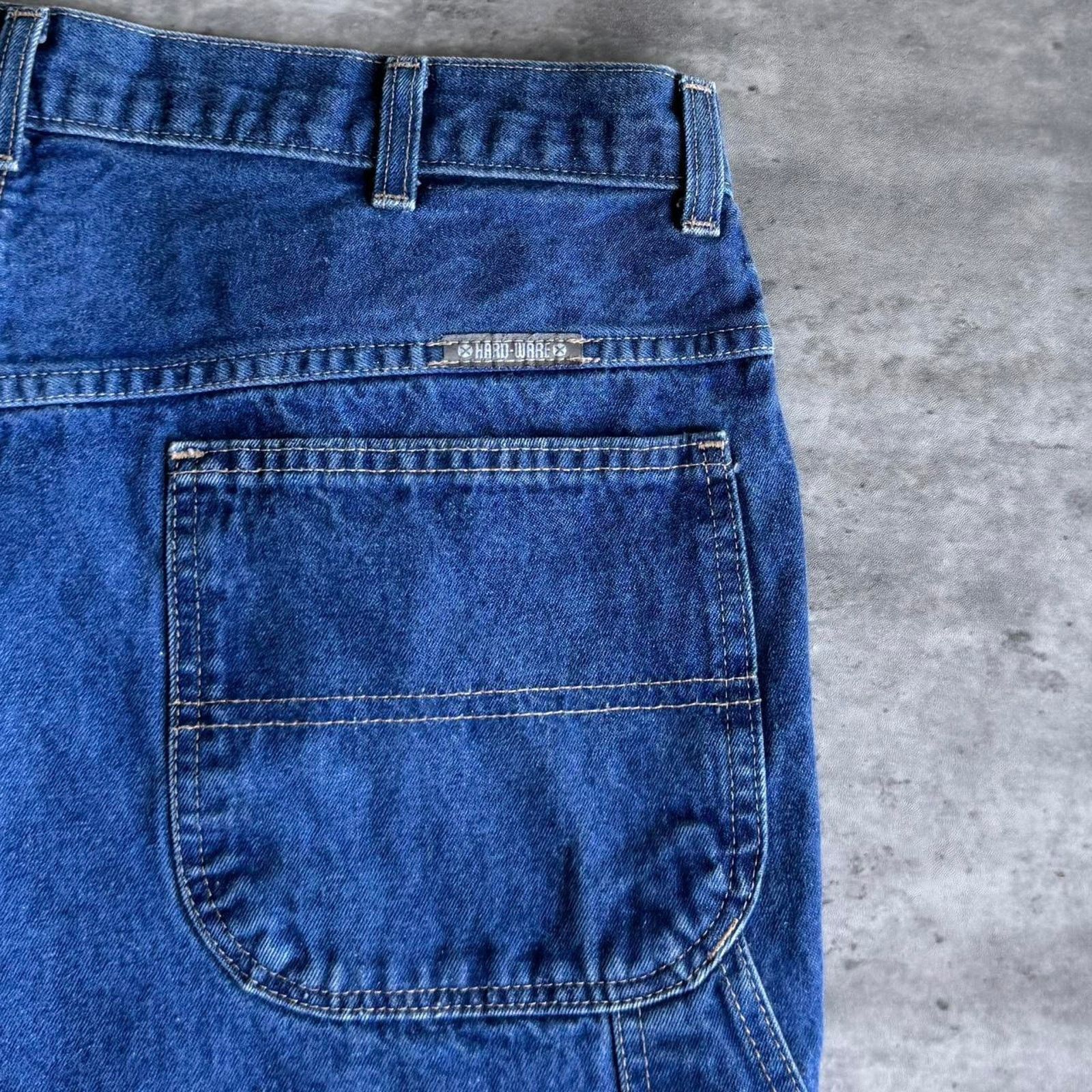 Carhartt × Vintage Carhartt Style Baggy Carpenter Skater Grunge Denim Jeans Size US 37 - 3 Thumbnail