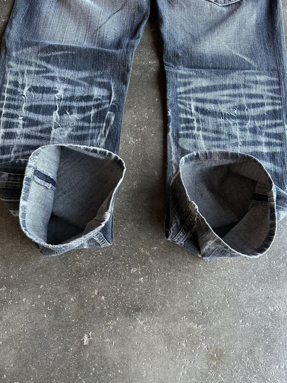 Japanese Brand VINTAGE ROOT THREE JEANS STORM BLACK WASHED RARE DENIM PANTS Size US 32 / EU 48 - 19 Thumbnail