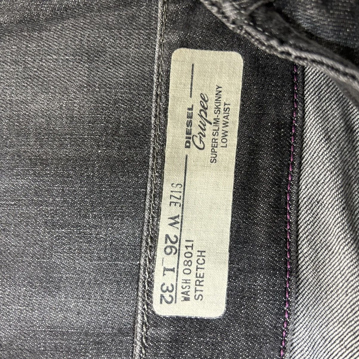 Diesel Vintage Diesel Grupee Super Slim Low Waist Jeans Size US 28 / EU 44 - 12 Thumbnail