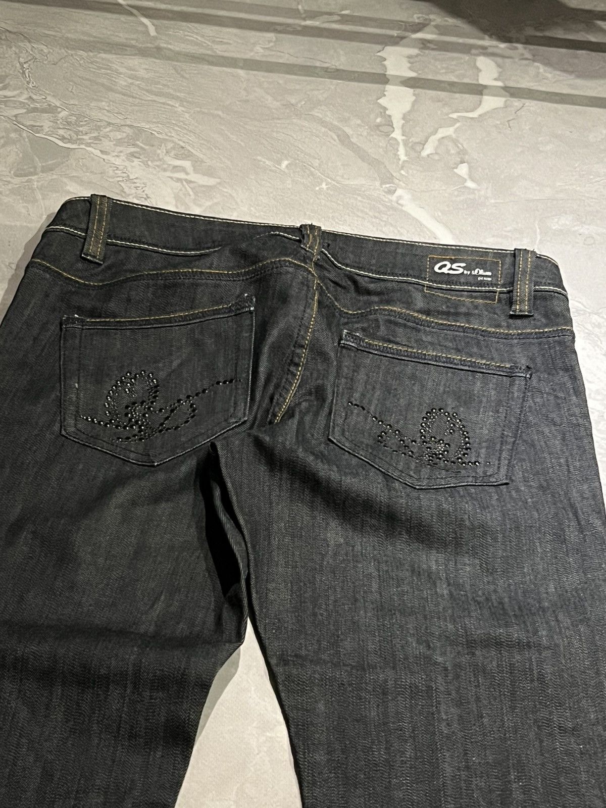 Vintage Vintage Glitter Japanese Dark-Wear Jeans / Archive Y2K Swag Size US 32 / EU 48 - 2 Thumbnail