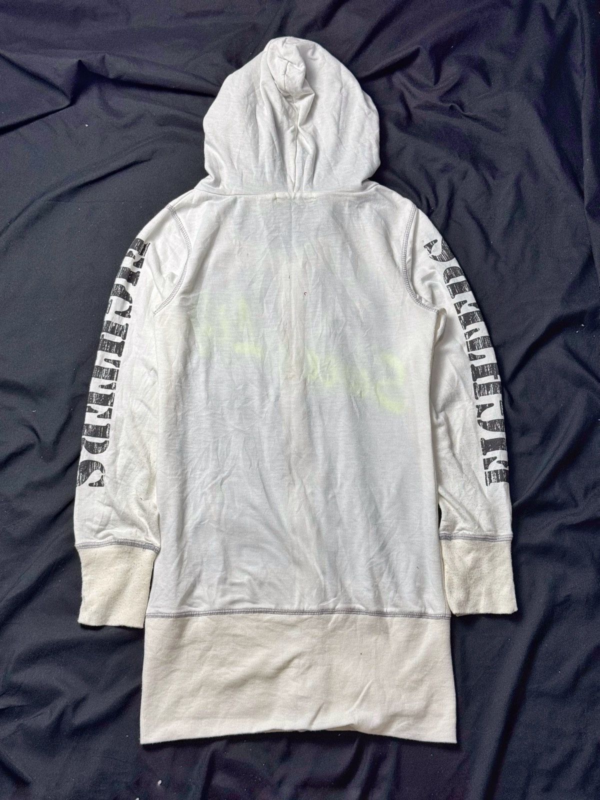 20471120 × Hysteric Glamour × Japanese Brand Japanese Poem Light Shade Hoodie Blue Gtrive Size M / US 6-8 / IT 42-44 - 4 Thumbnail