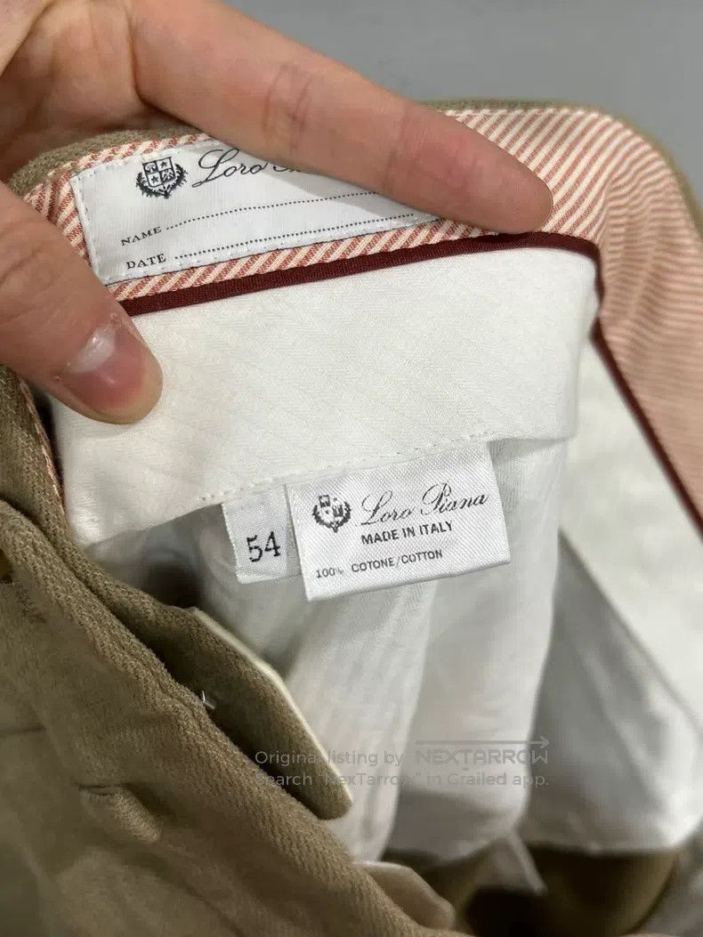 Loro Piana Loro Piana Cotton Dress Pants Size 54L - 4 Thumbnail