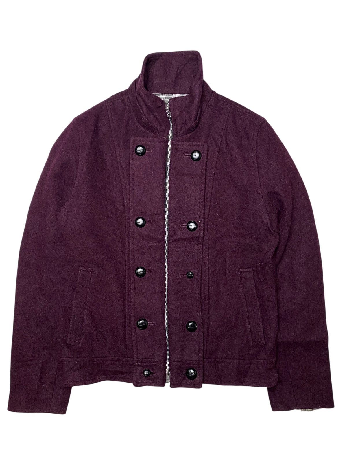 If Six Was Nine 2000's Michel Klein Napoleon Wool Jacket Size US M / EU 48-50 / 2 - 2 Thumbnail