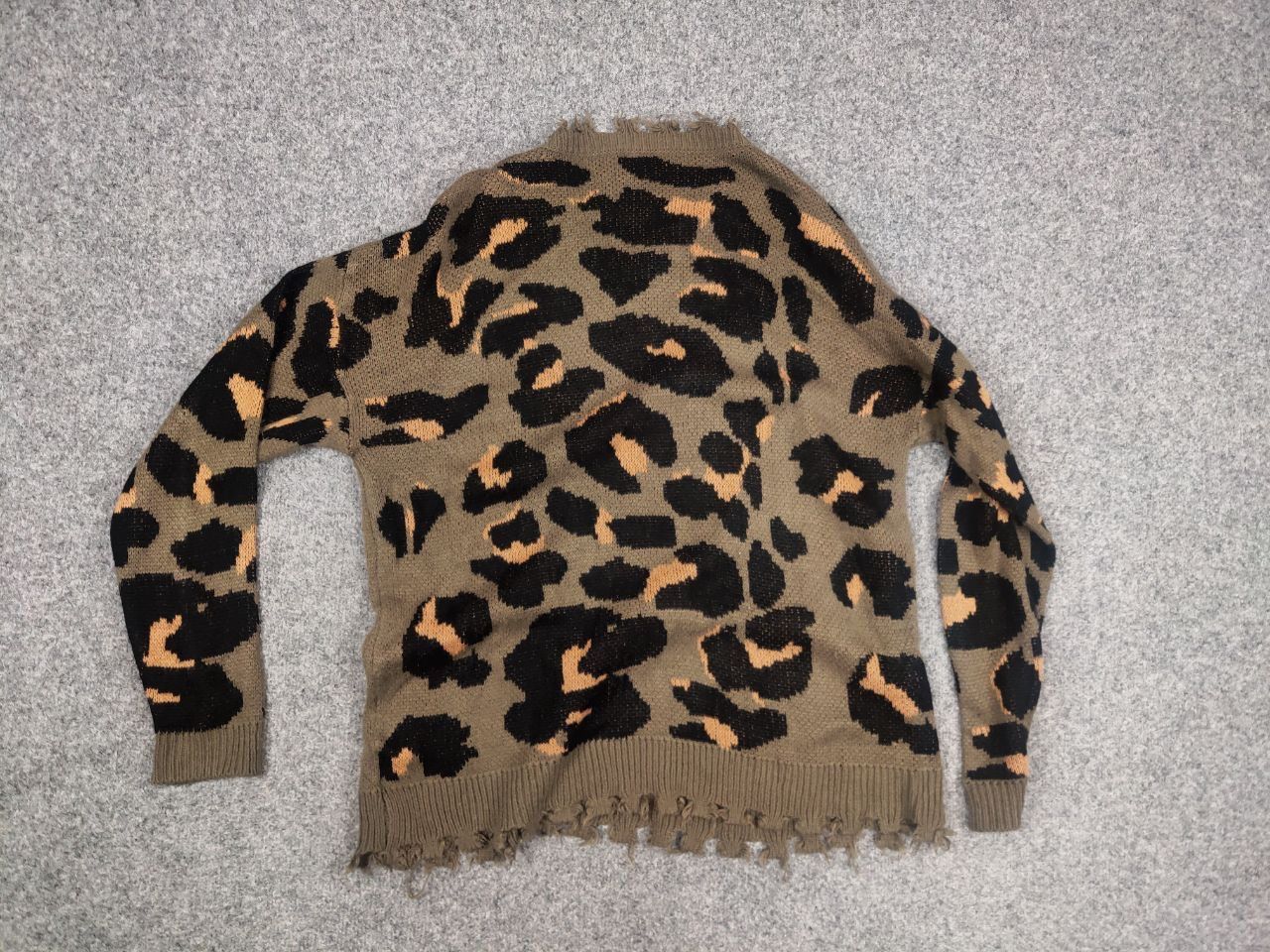 Hysteric Glamour Vtg Japan Leopard Hysteric Glamour Style Distressed Sweater Size US M / EU 48-50 / 2 - 11 Thumbnail