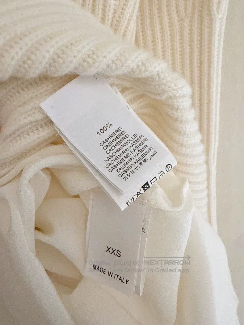 Brunello Cucinelli Brunello Cucinelli Pearl Flower Cashmere Dress Size XXS / US 00 / IT 34 - 8 Thumbnail