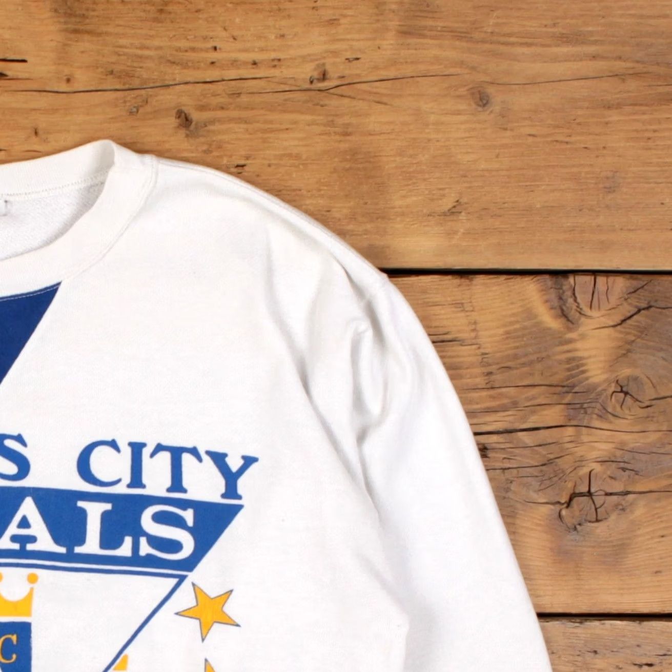 MLB VINTAGE Kansas City Royals MLB Sweatshirt M Roundneck Mens White Size US M / EU 48-50 / 2 - 6 Thumbnail