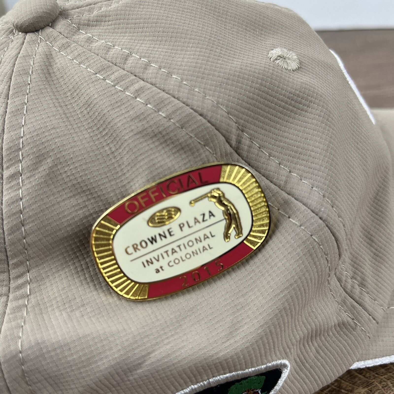 Other Crowne Plaza Invitational Colonial Hat Tan Brown Hat Adjusta Size ONE SIZE - 15 Thumbnail