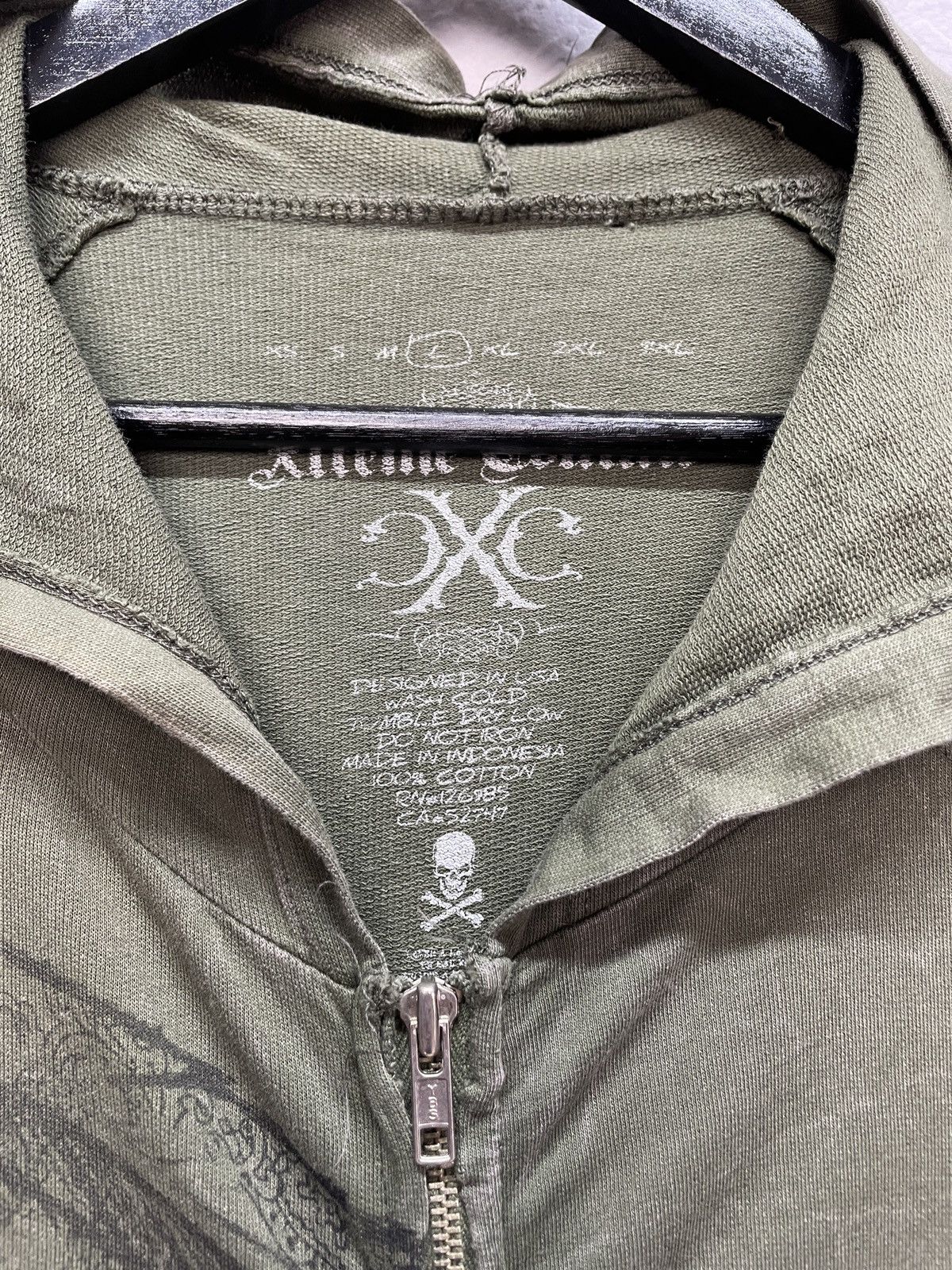 Vintage Y2K Xtreme Couture Light Zip Hoodie Affliction Type
