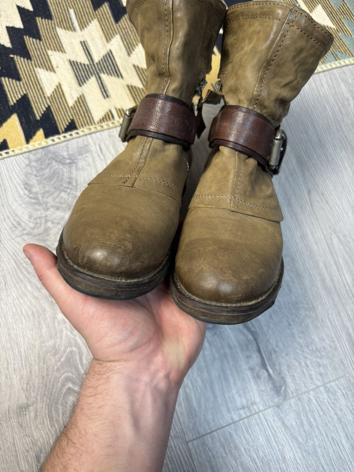 A.S.98 A.S.98 leather biker boots Y2K avant-garde Size US 7 / EU 40 - 12 Thumbnail