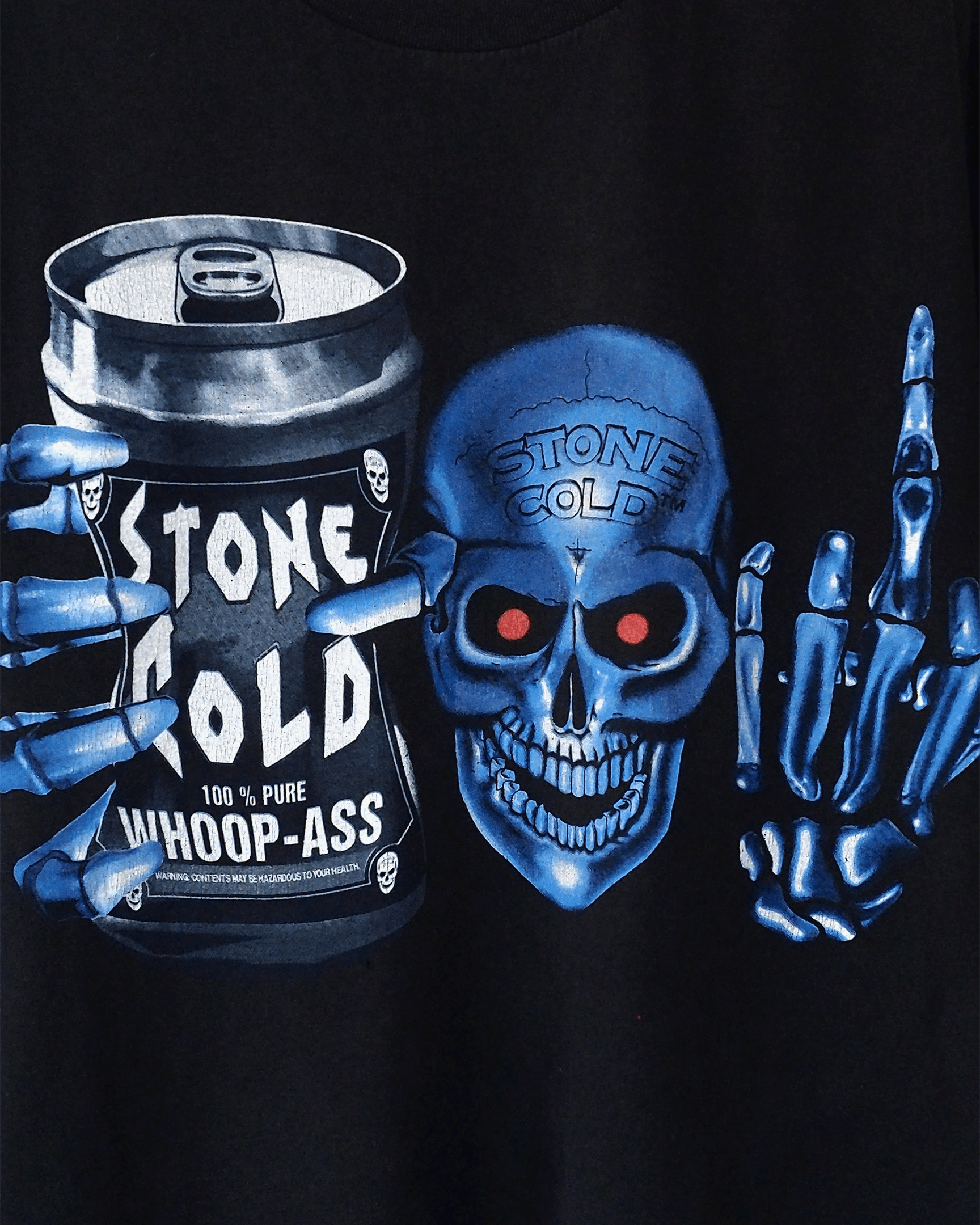 Vintage Vintage 1998 WWF/WWE 100% Stone Cold Whoop Ass Shirt Size XL Size US XL / EU 56 / 4 - 3 Thumbnail