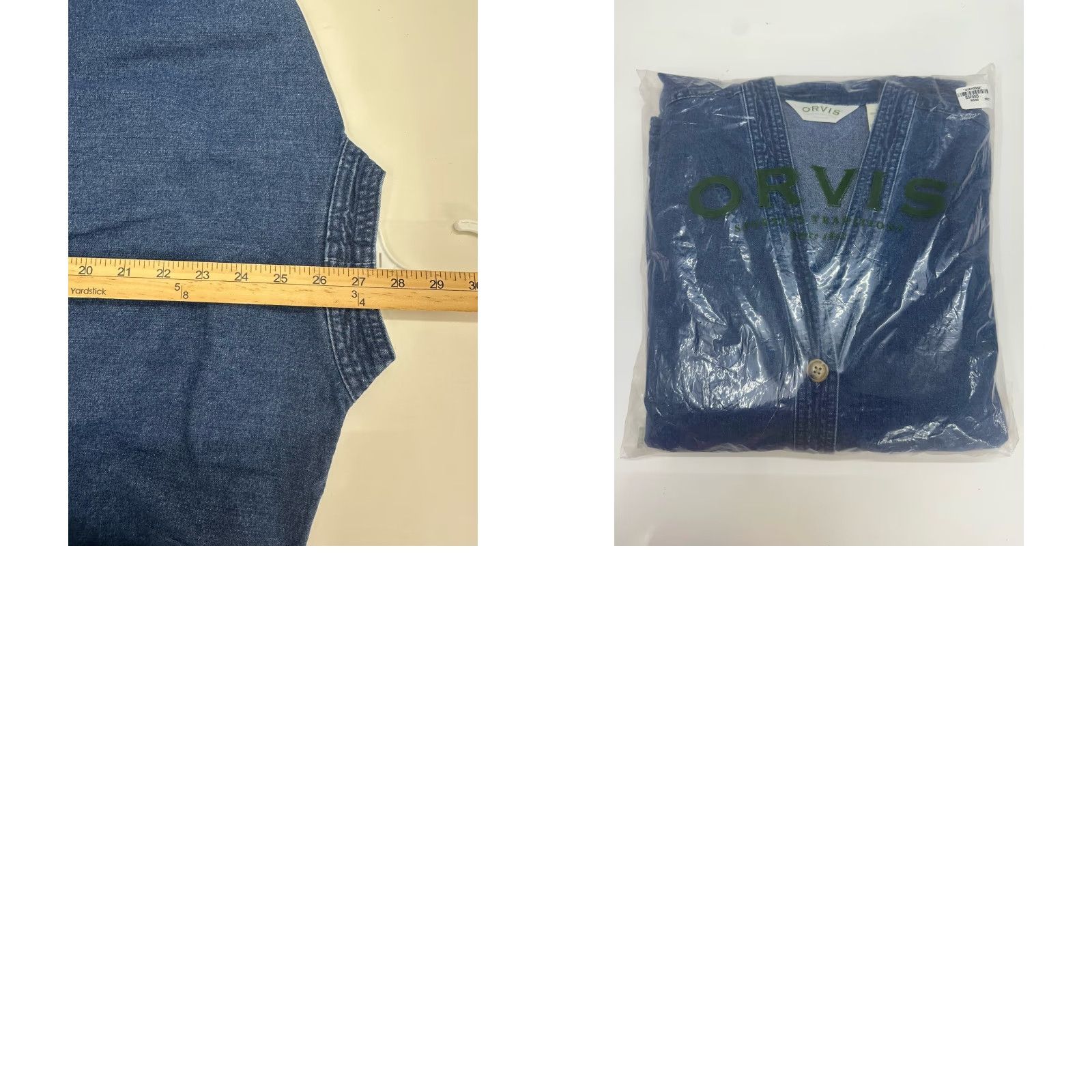 Orvis VINTAGE Orvis Womens Two Piee Set Size Petite Large Button-Down Coat and Pants Coton NWT Size 36" / US 14 / IT 50 - 10 Thumbnail
