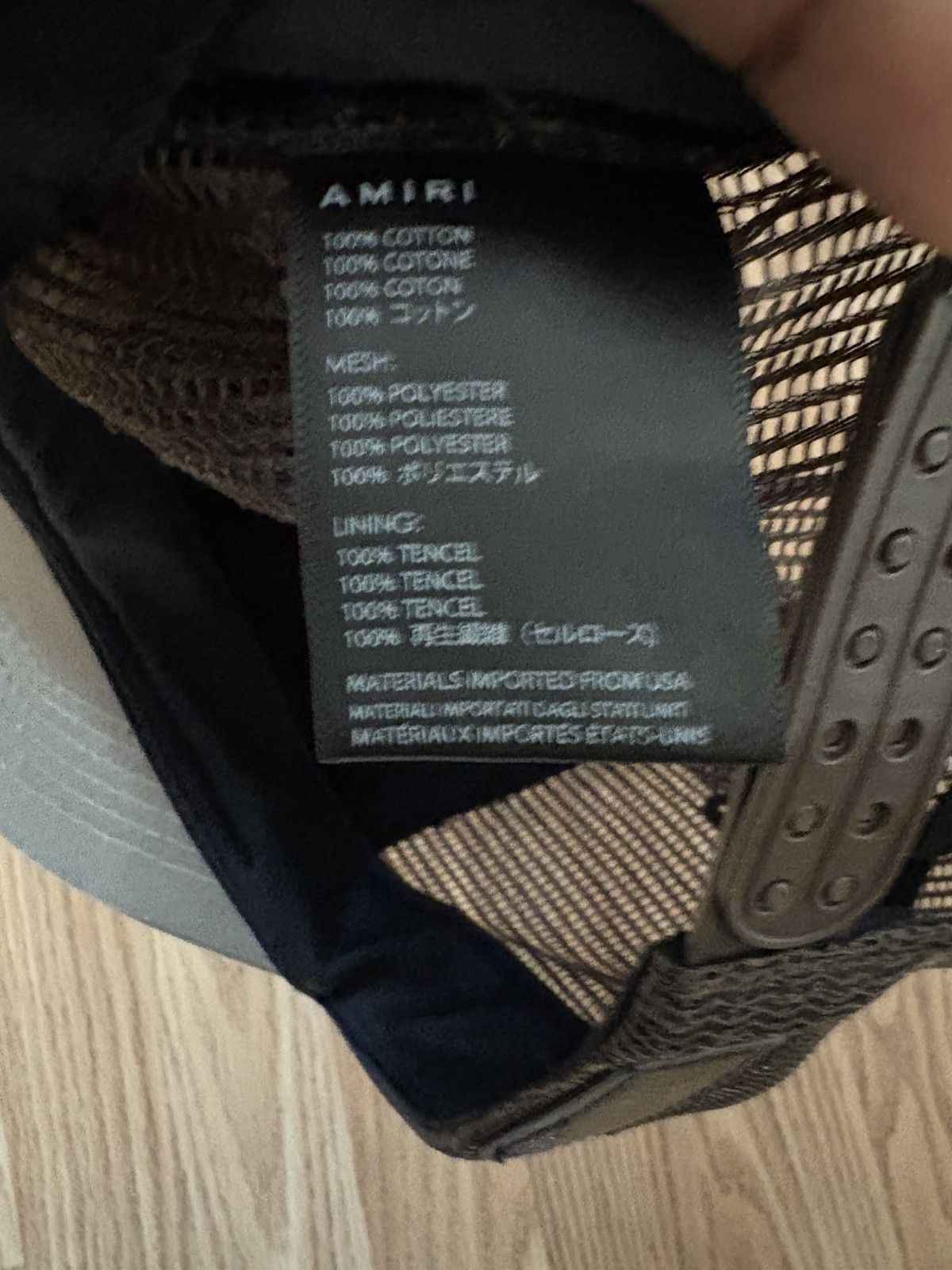 Amiri Amiri MA trucker hat Size ONE SIZE - 6 Thumbnail