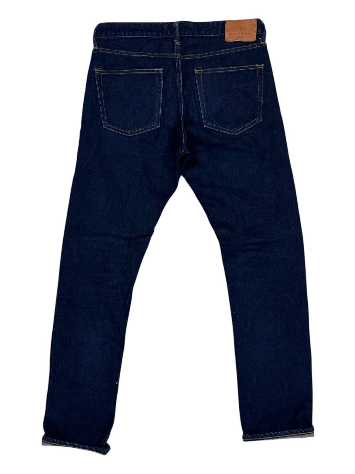 Indigo × Japan Blue Jeans × Samurai Jeans JBJ Selvaged 12.5oz "Circle" Stretch Denim Slim Tapered Fit Size US 30 / EU 46 - 4 Thumbnail