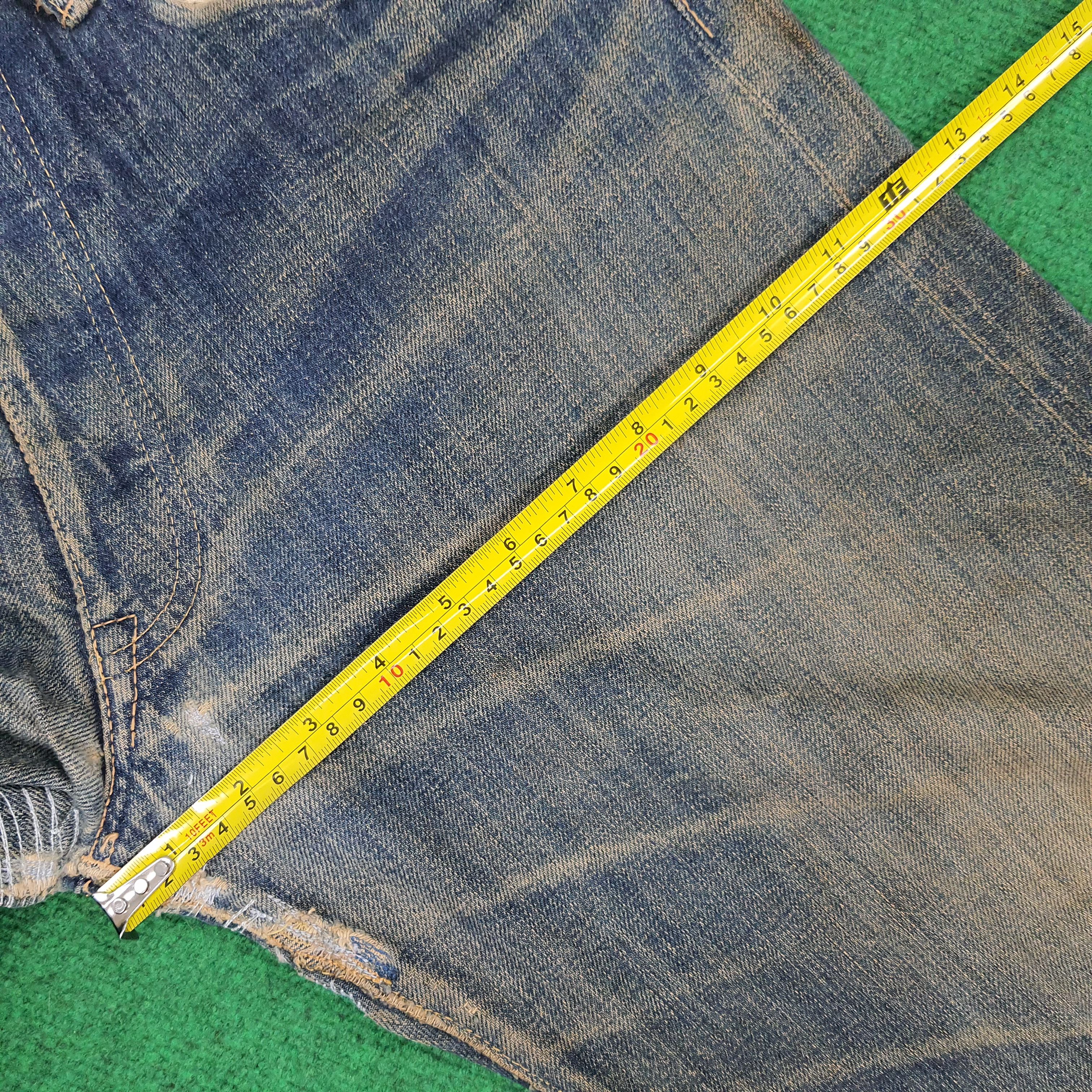 BARNS OUTFITTERS × Japanese Brand × Vintage Vintage Barns Outfitters Selvedge Repaired Jeans Size US 28 / EU 44 - 14 Thumbnail