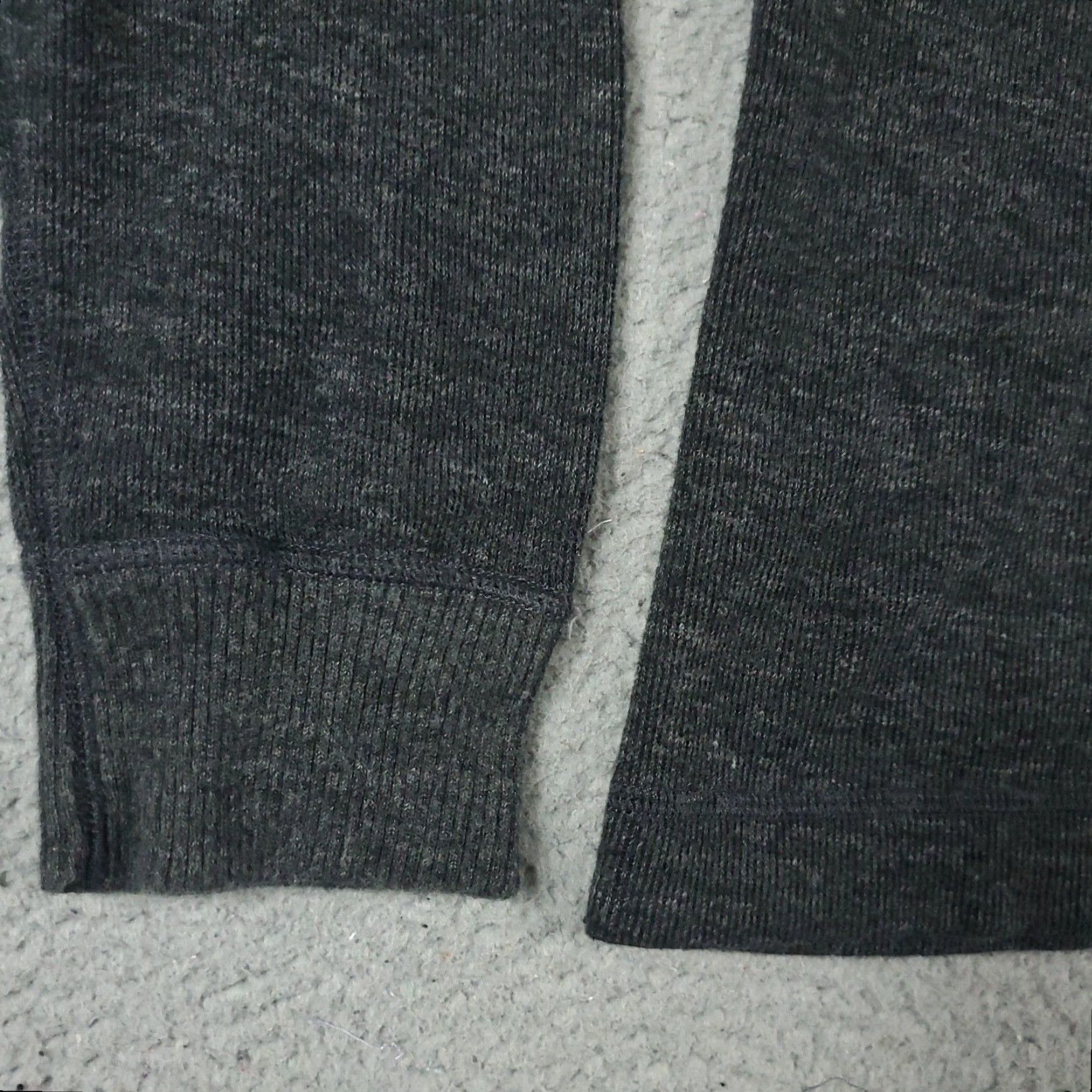 American Eagle Outfitters American Eagle Pullover Sweater Mens Medium Gray 1/4 Zip Mock Neck Cotton Size US M / EU 48-50 / 2 - 4 Thumbnail