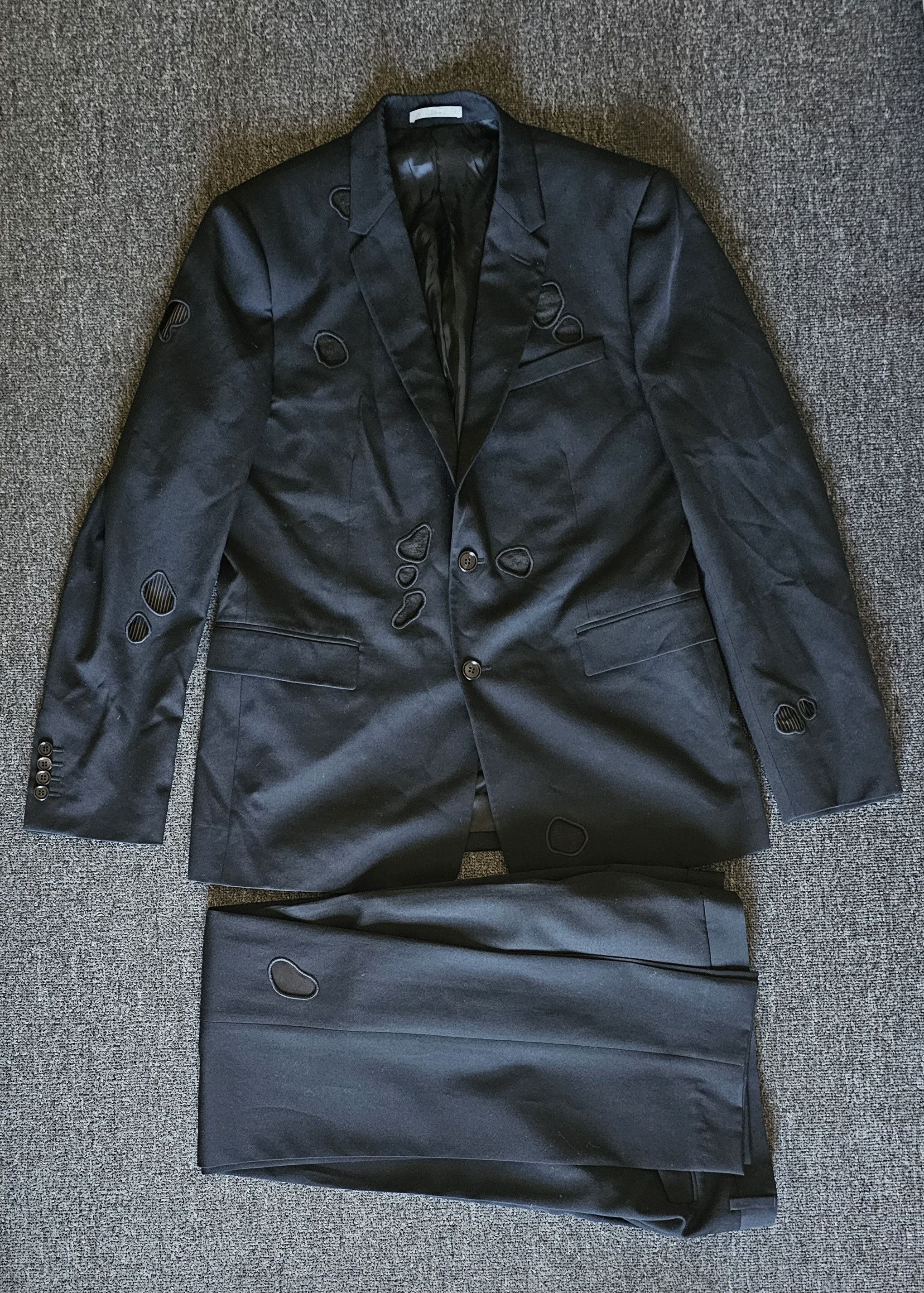 Dior Dior Men's Personalized Wool Suit Jacket+Pants Size 52 Size 52R - 1 Thumbnail