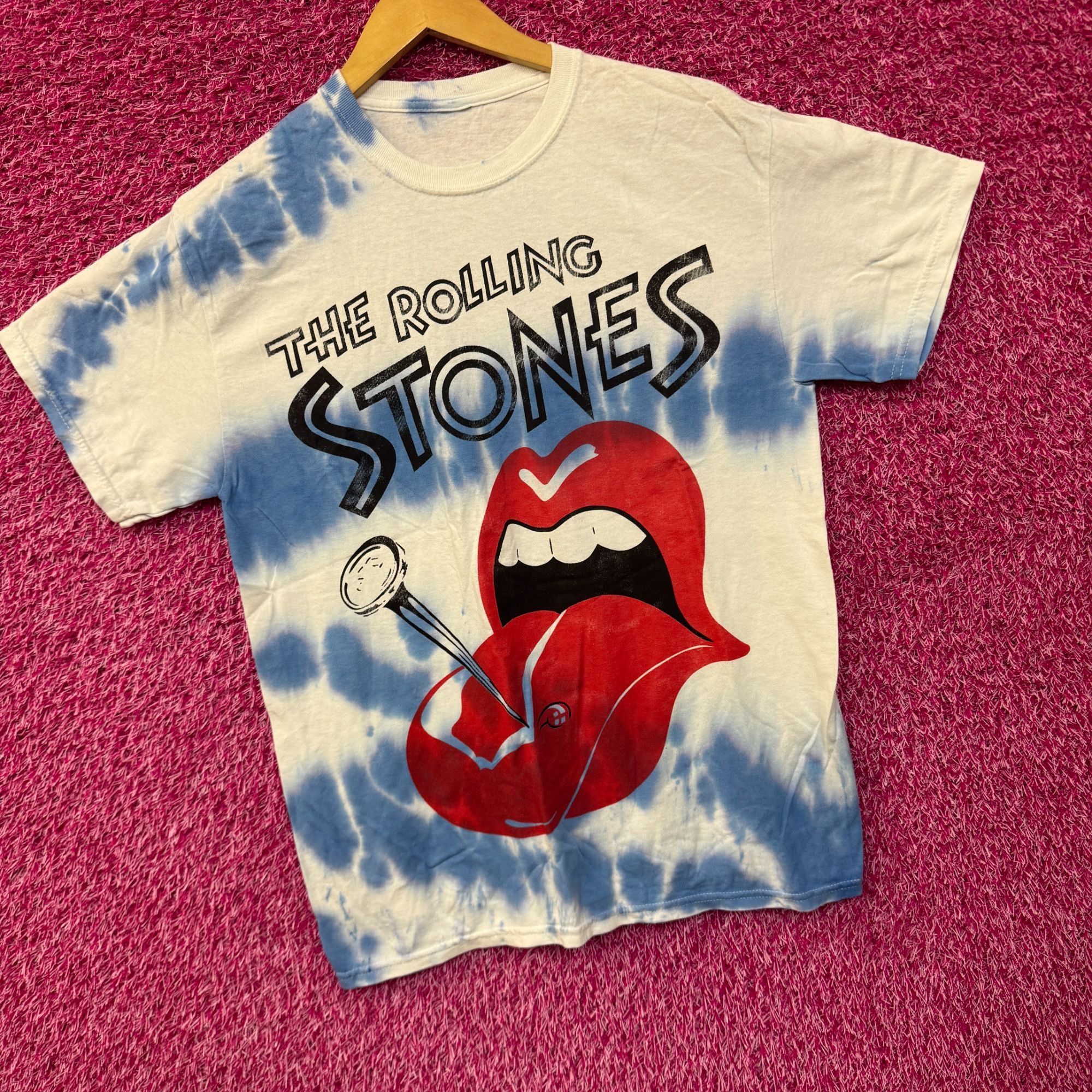 The Rolling Stones The Rolling Stones Nailed Tongue Hot Lips Rock Tie Dye M Size US M / EU 48-50 / 2 - 3 Thumbnail