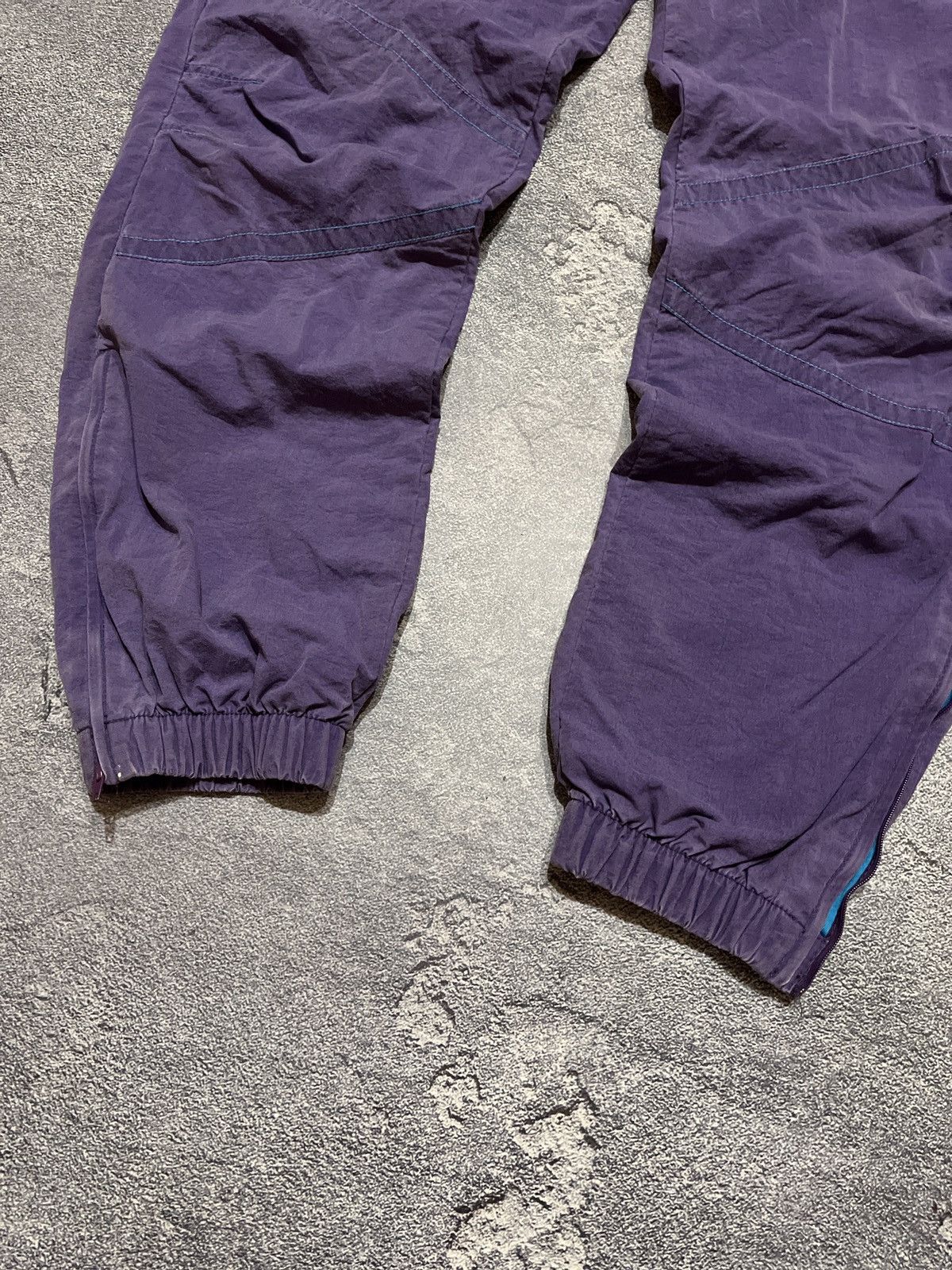 Nike × Vintage Vintage 80s Nike Purple Track Pants Size US 30 / EU 46 - 4 Thumbnail