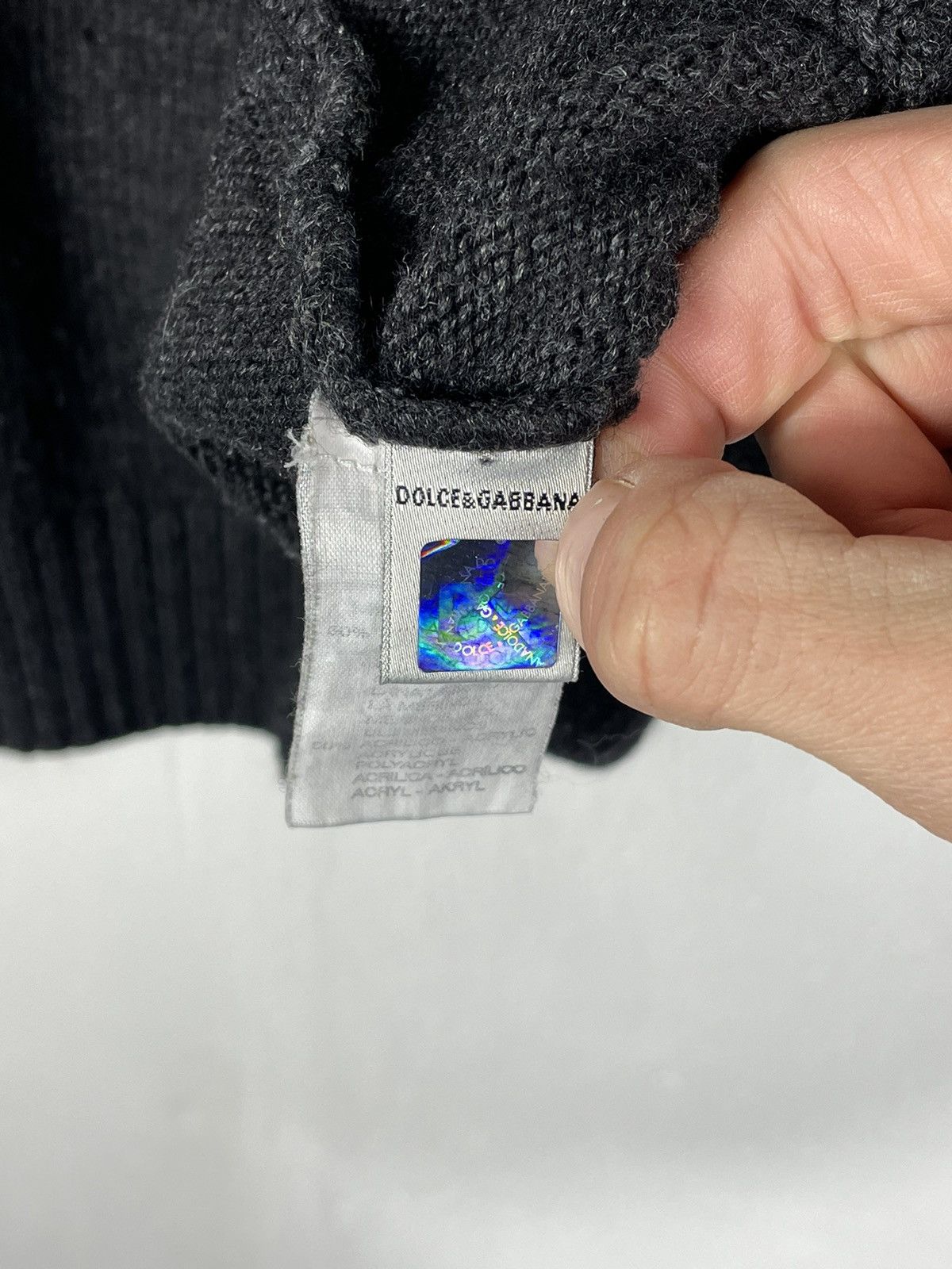 Dolce & Gabbana × Vintage D&G & Retro 00s & Knitwear Pull Jumper Avant Gards Luxury Size US S / EU 44-46 / 1 - 8 Thumbnail
