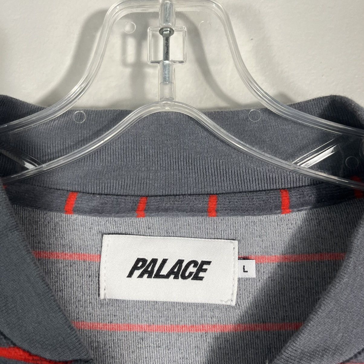 Palace Palace Skateboards Velour Bomber Gray Striped Velvet Jacket Size US L / EU 52-54 / 3 - 3 Thumbnail