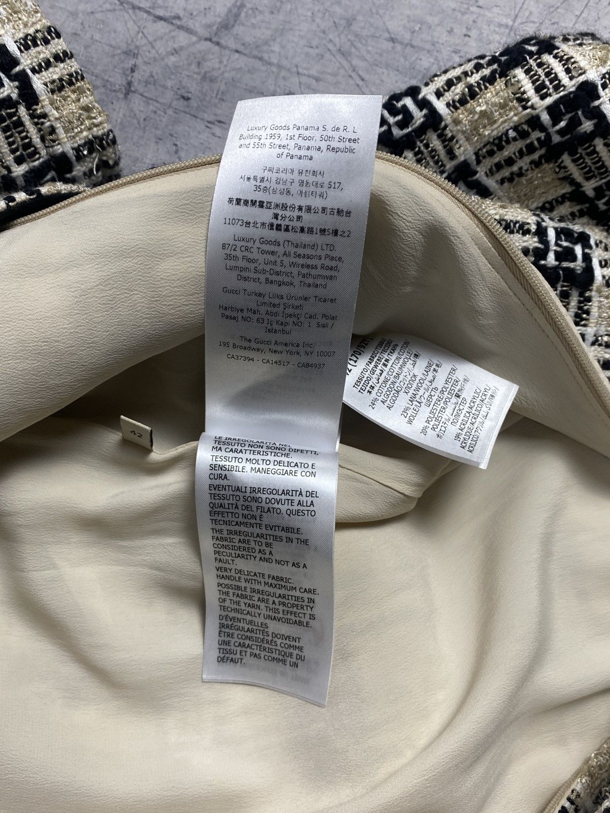 Gucci Gucci GG Monogram Tweed Belted Dress Size IT 42 Size M / US 6-8 / IT 42-44 - 24 Thumbnail