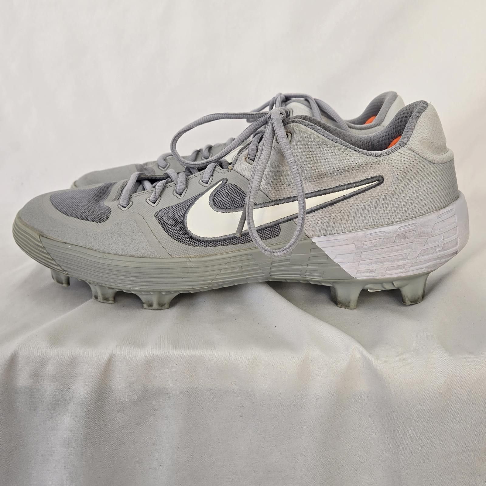 Nike Nike Air Baseball Cleats - Size 11 - Gray Size ONE SIZE - 8 Thumbnail