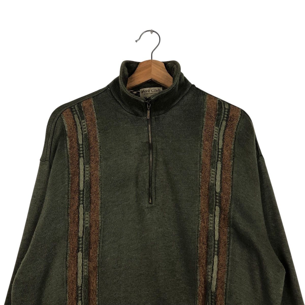 Japanese Brand 📌Vintage Collar Collage Sweatshirt Jerk Club Issey Miyake Size US L / EU 52-54 / 3 - 4 Thumbnail