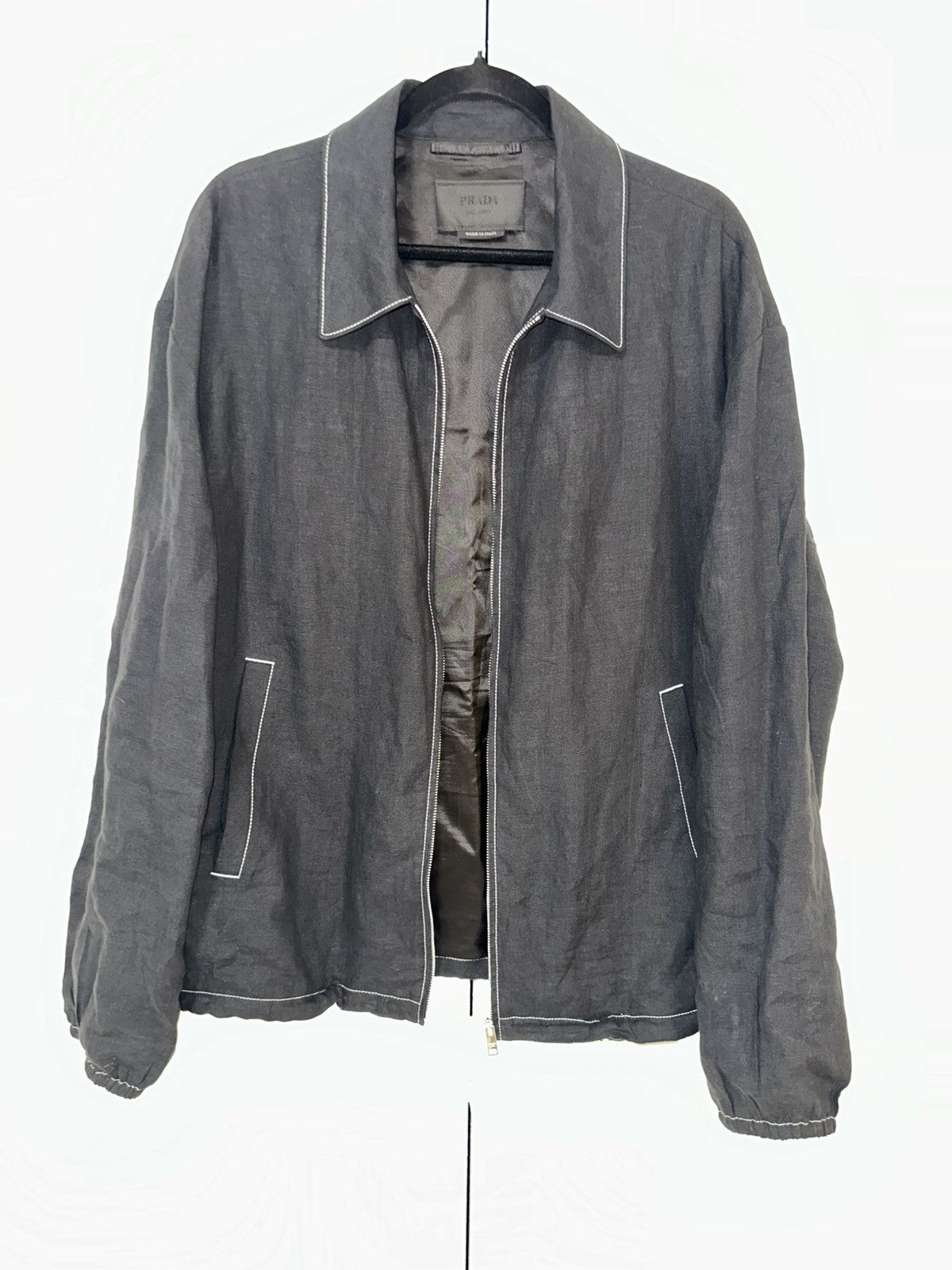 Prada PRADA POPELINE BLOUSON Jacket Size US S / EU 44-46 / 1 - 4 Thumbnail