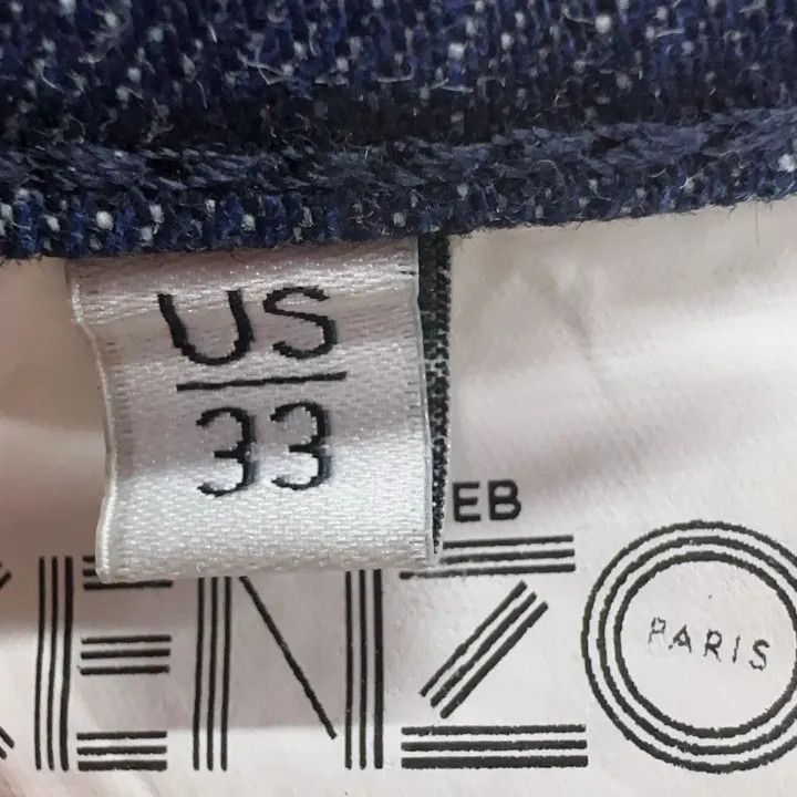 Kenzo KENZO Casual Solid Color Denim Pants -2507 Size US 33 - 4 Thumbnail
