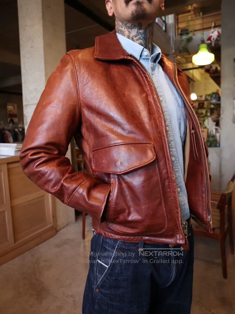 Schott Schott 1996 Ma skin U63 leather jacket Size US XS / EU 42 / 0 - 1 Thumbnail