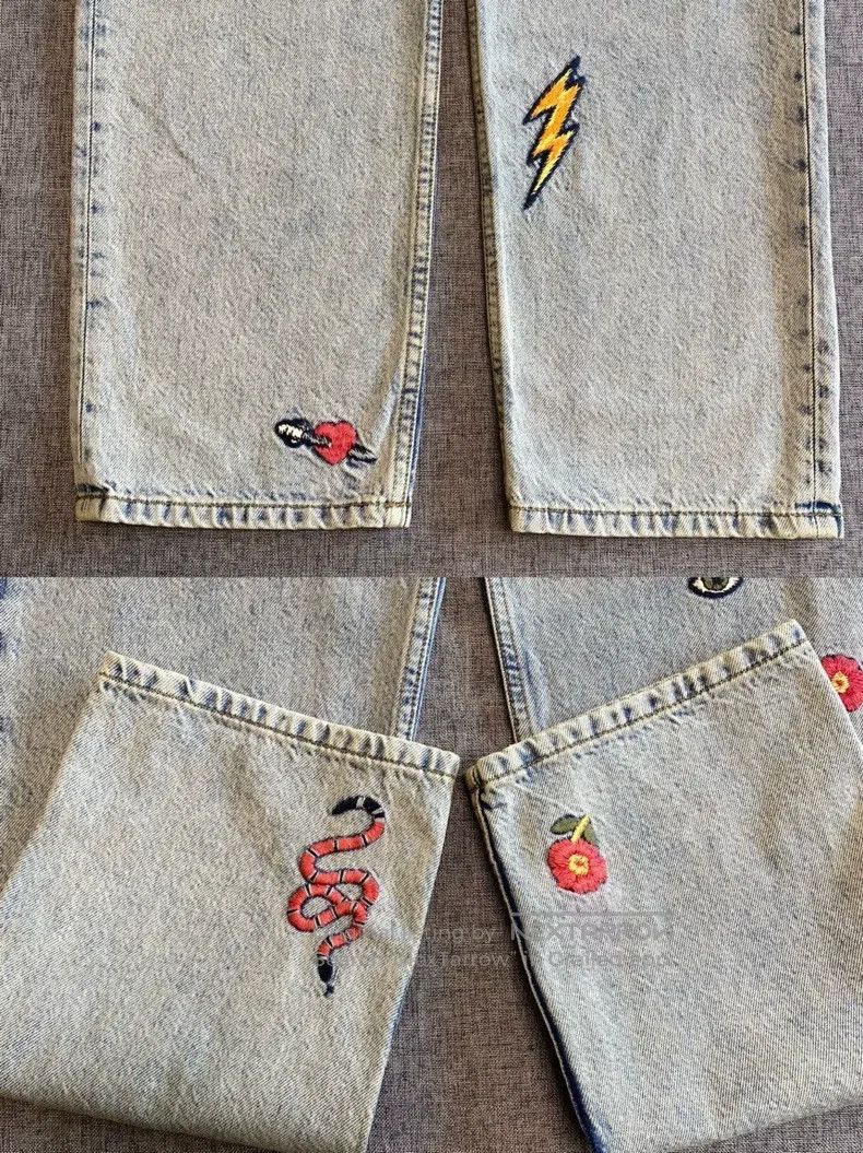 Gucci Gucci Embroidered jeans Size 27" / US 4 / IT 40 - 4 Thumbnail