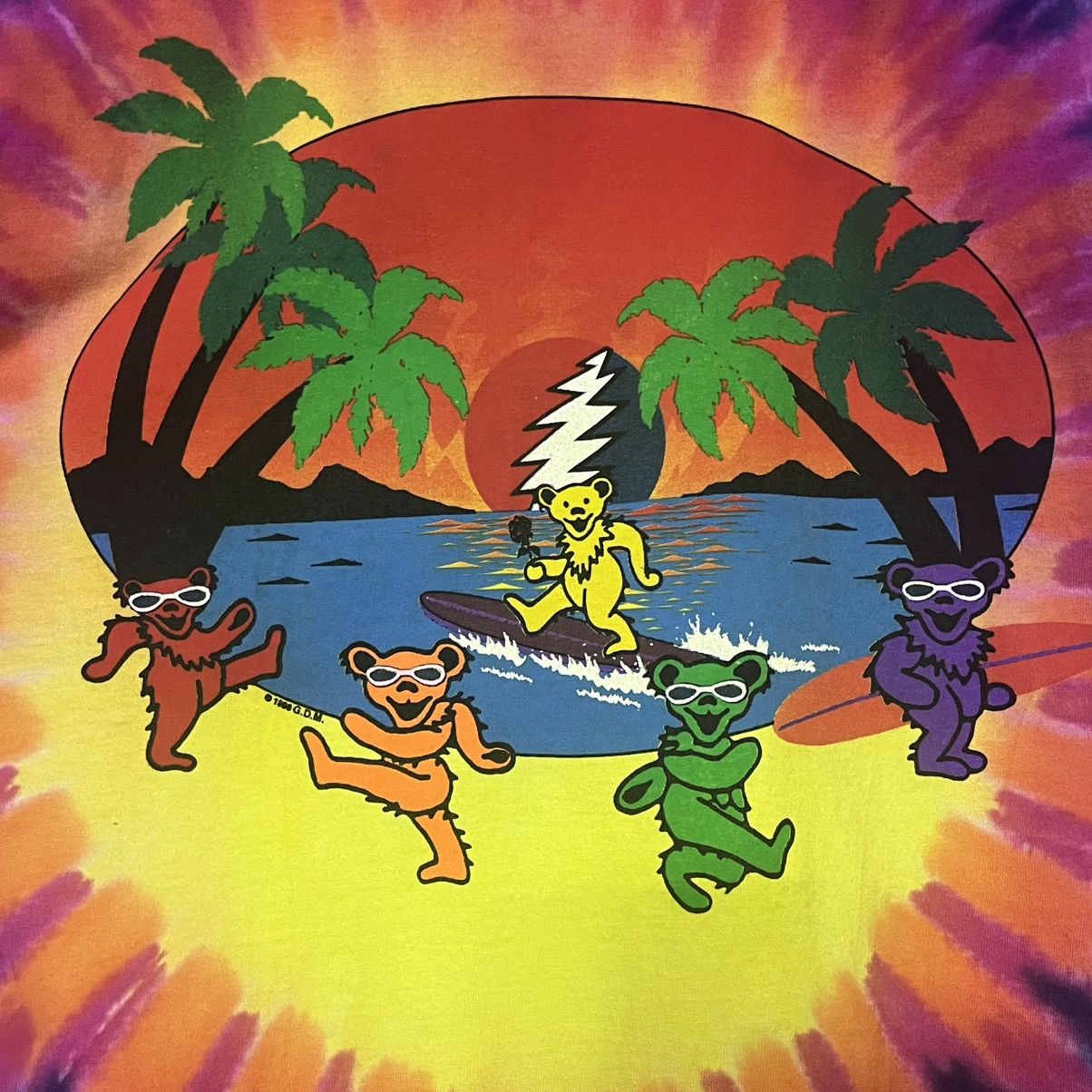 Delta × Grateful Dead × Vintage Deadstock Vintage Band Grateful Dead 1998 Tye Die Size S Size US S / EU 44-46 / 1 - 4 Thumbnail