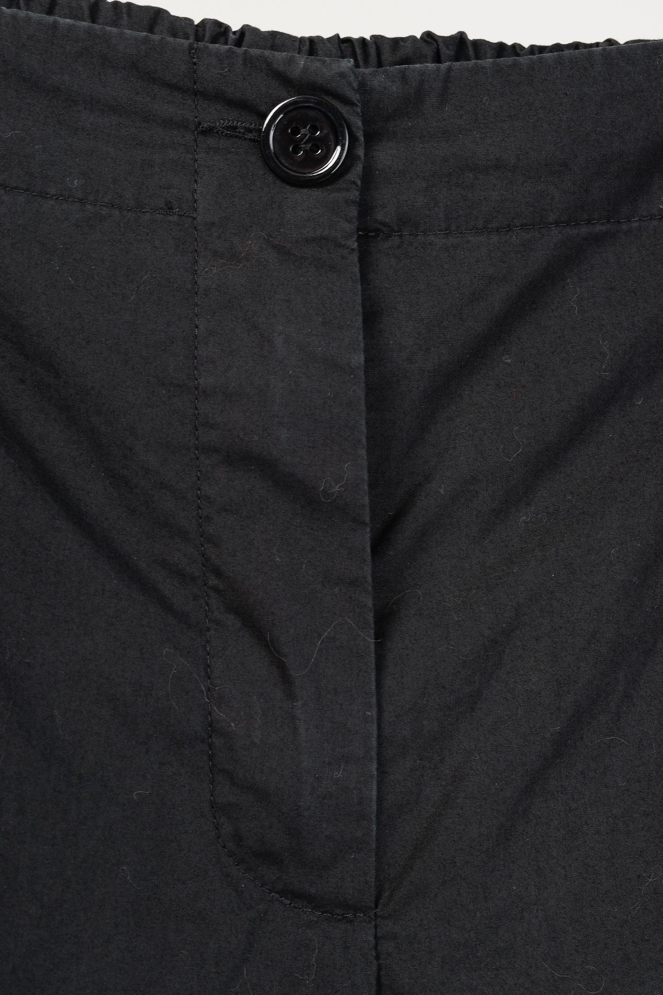Other Peter O. Mahler Black Cotton-Poplin Cropped Pants Size 28" / US 6 / IT 42 - 4 Thumbnail