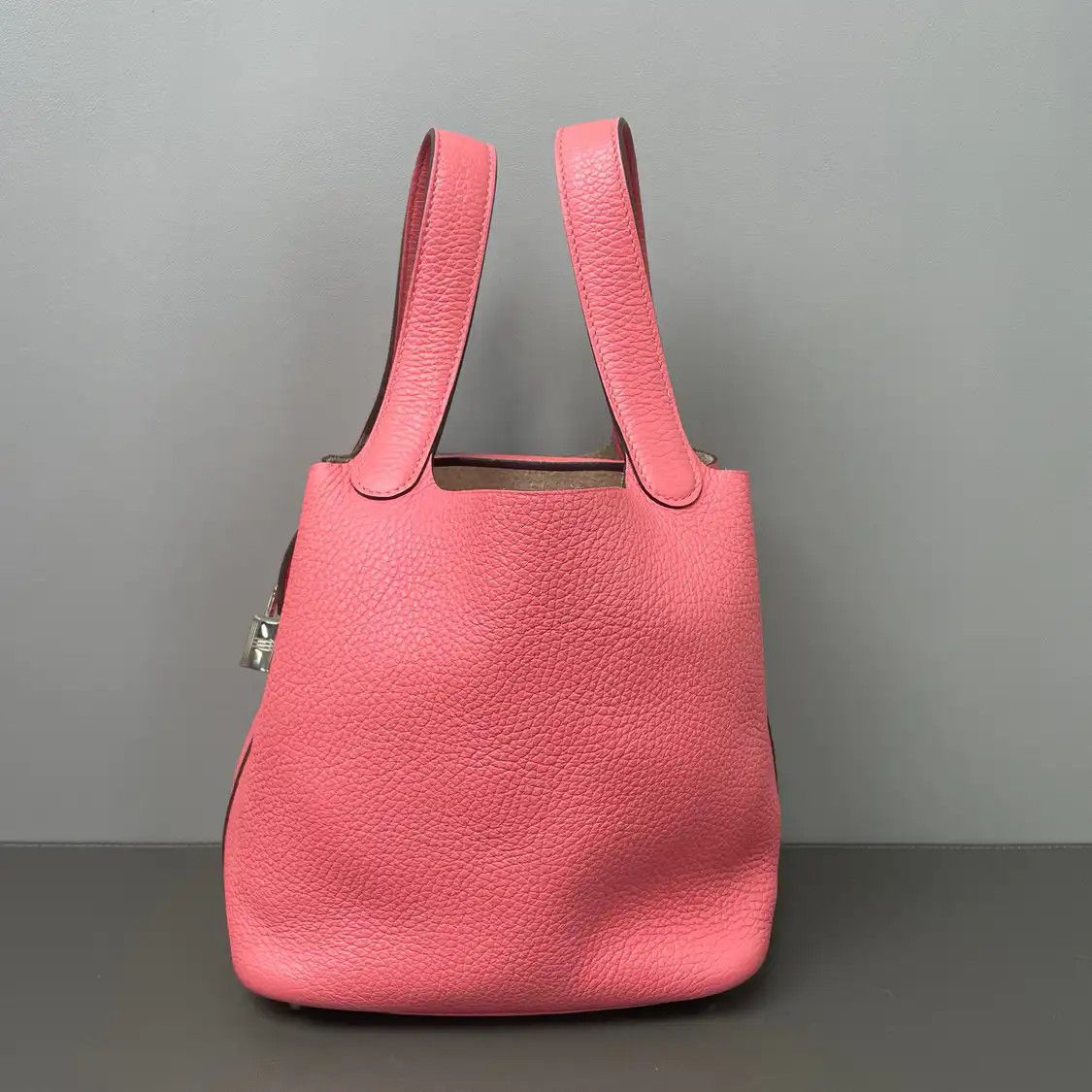 Hermes Hermes Picotin Lock 18 color-block Clemence cowhide leather picotin shoulder bag Size ONE SIZE - 1 Thumbnail