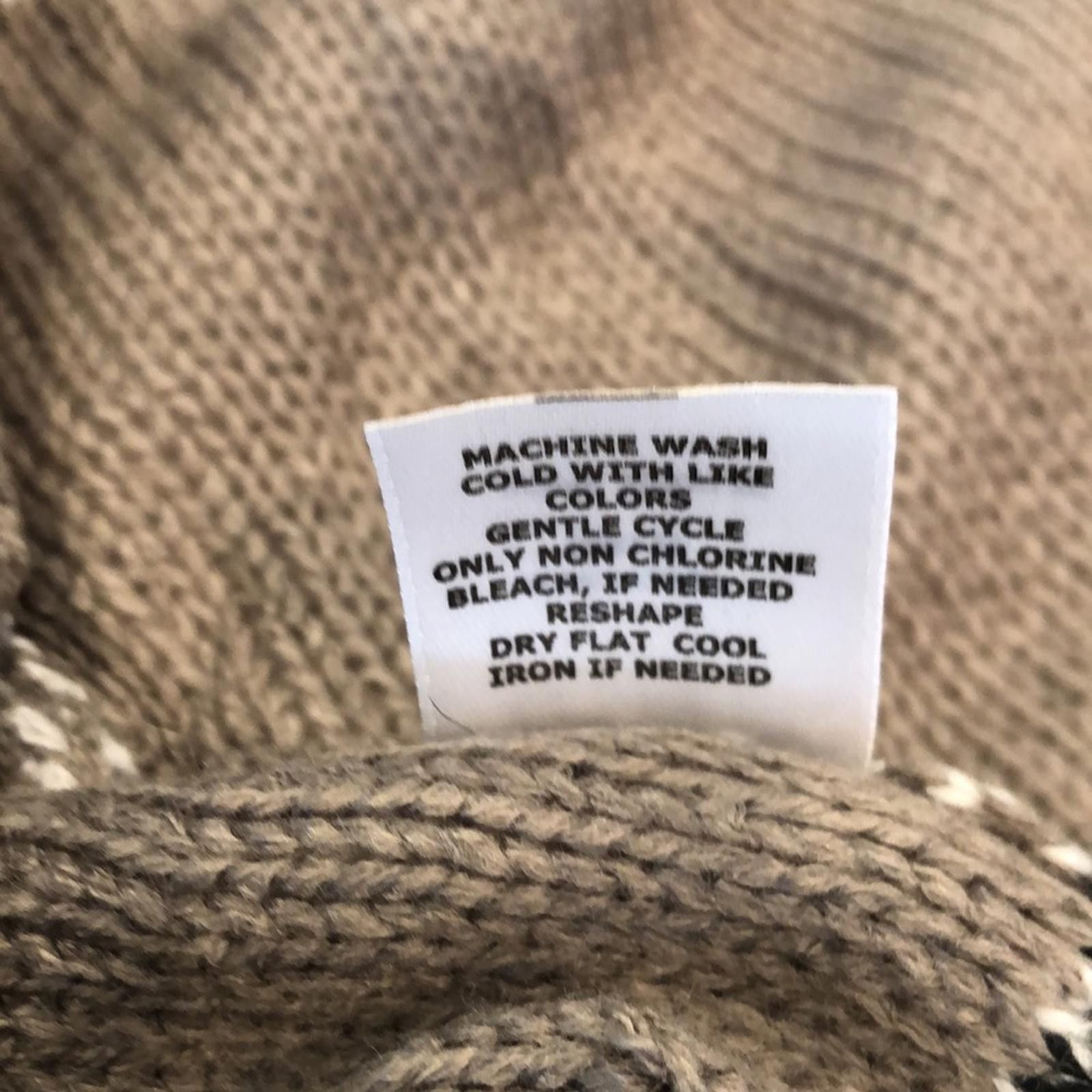 The Unbranded Brand Knit Cardigan Sweater cream black gray brown geometric SM Size S / US 4 / IT 40 - 7 Thumbnail