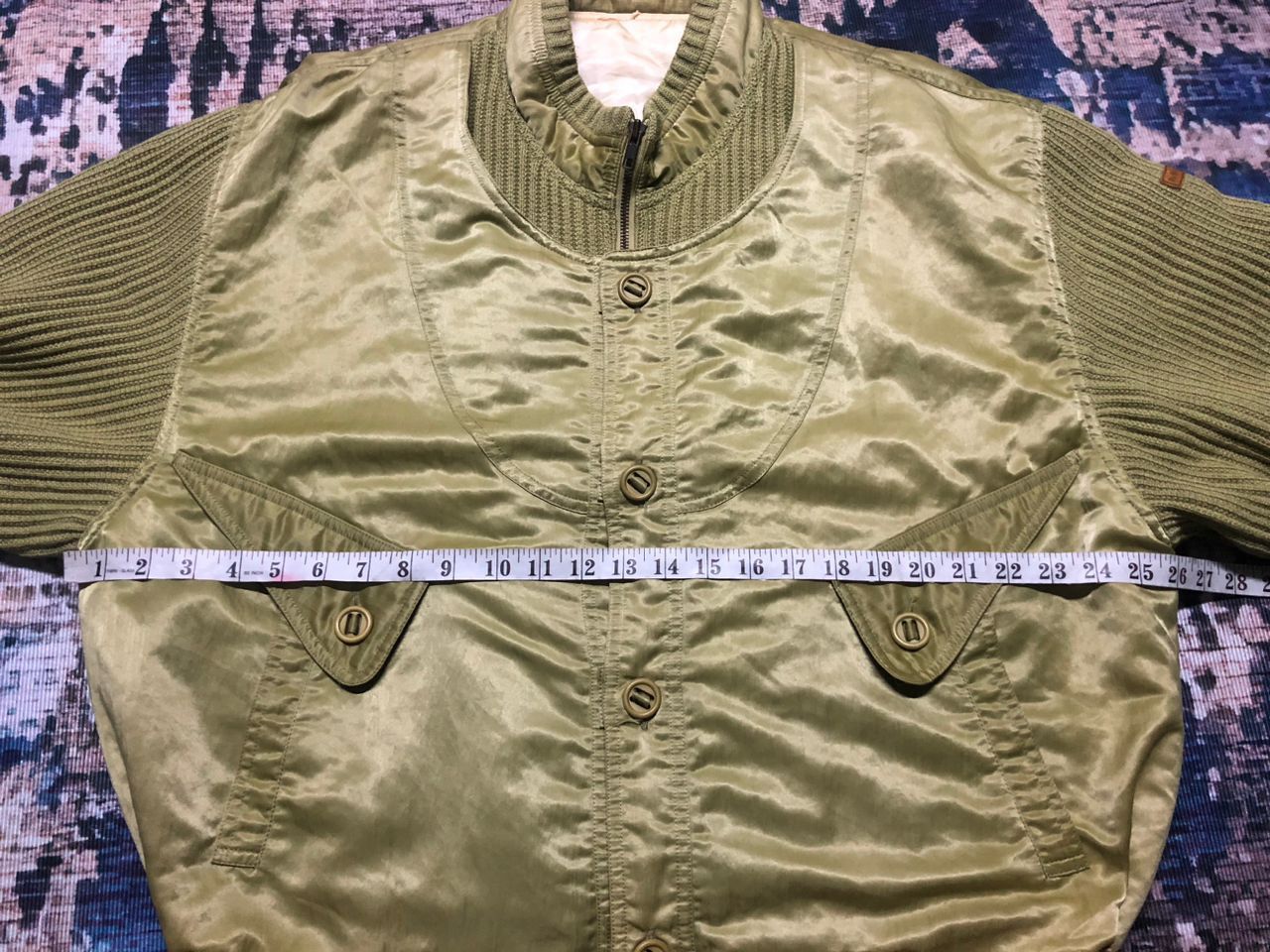 Sports Specialties Vintage Pia Sports Knitted Nylon Bomber Jacket Rare Design Size US XL / EU 56 / 4 - 20 Thumbnail