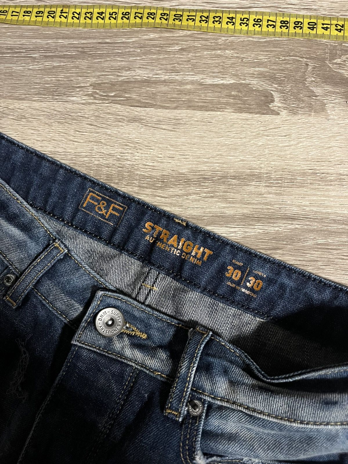 Handmade Reworked custom handmade jeans pants flared distressed style Size US 31 - 10 Thumbnail