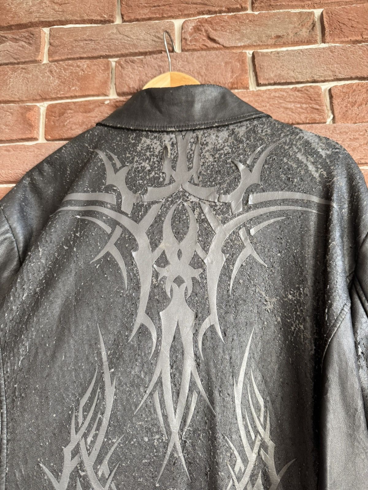 Vintage Vintage Faux Leather Tribal Rave Coat Jacket Rock Punk L Size US L / EU 52-54 / 3 - 25 Thumbnail