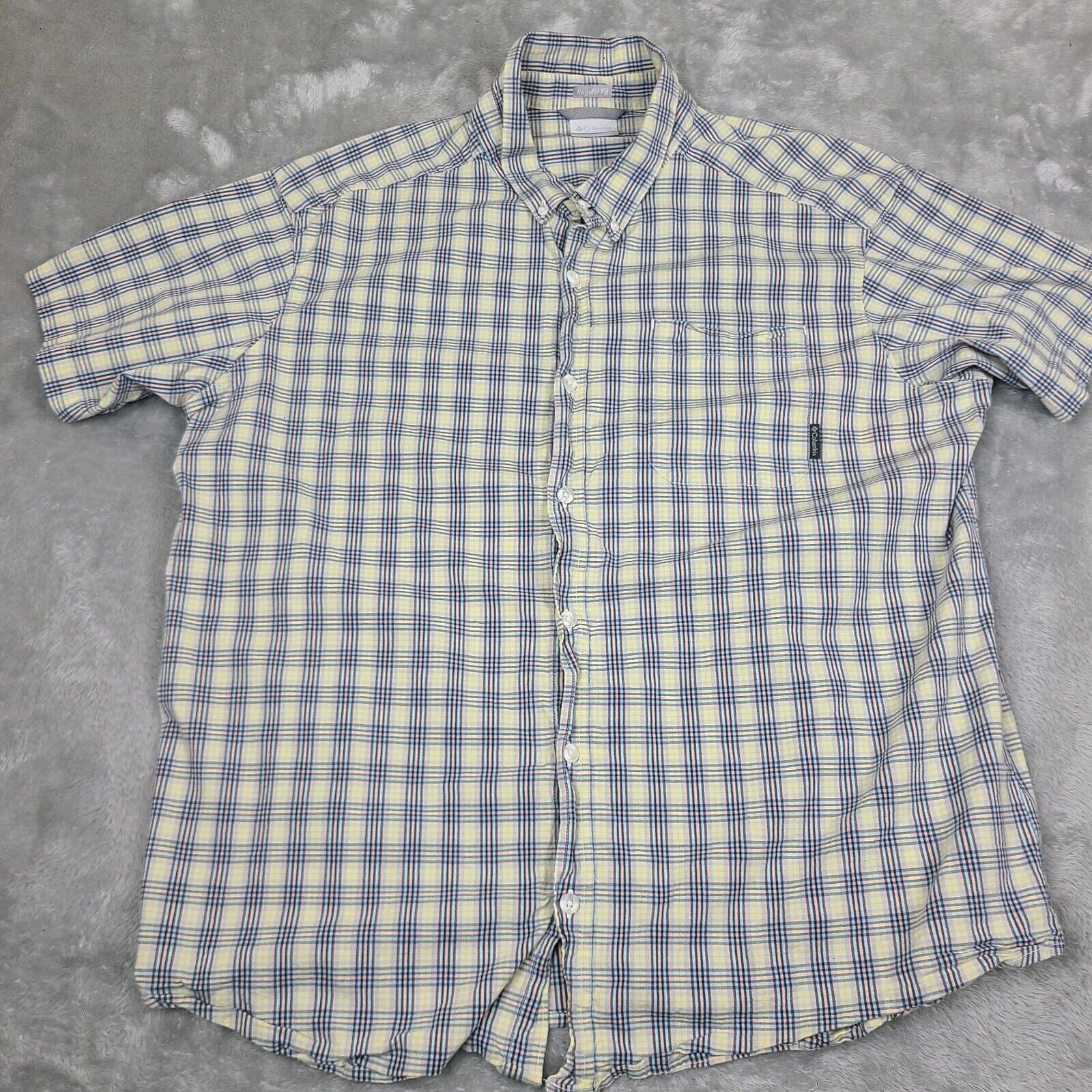 Columbia Columbia Shirt Men's Sportswear Company Plaid Button Down Si Size US XXL / EU 58 / 5 - 1 Thumbnail